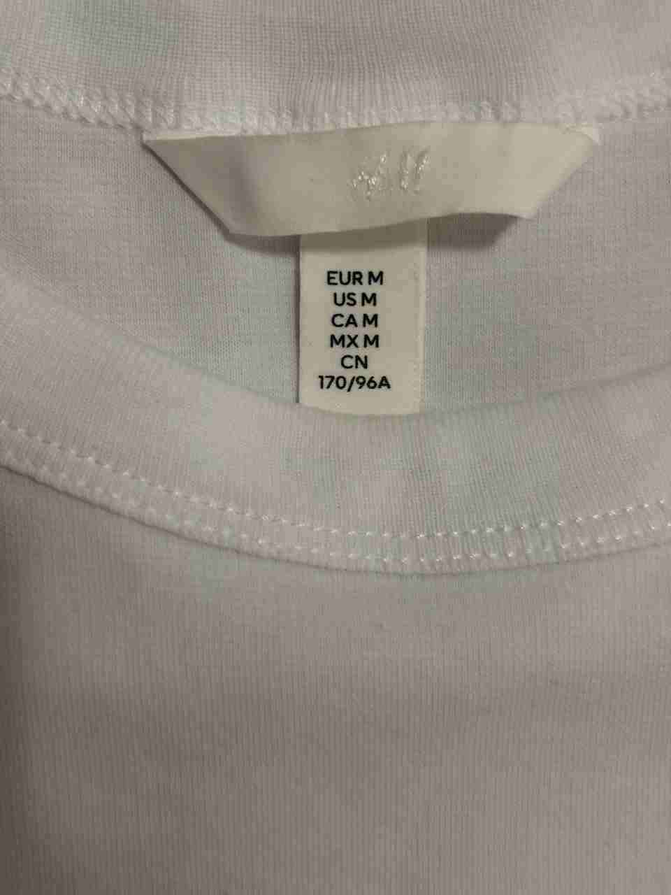 Polera básica blanca H&M - miniatura 2
