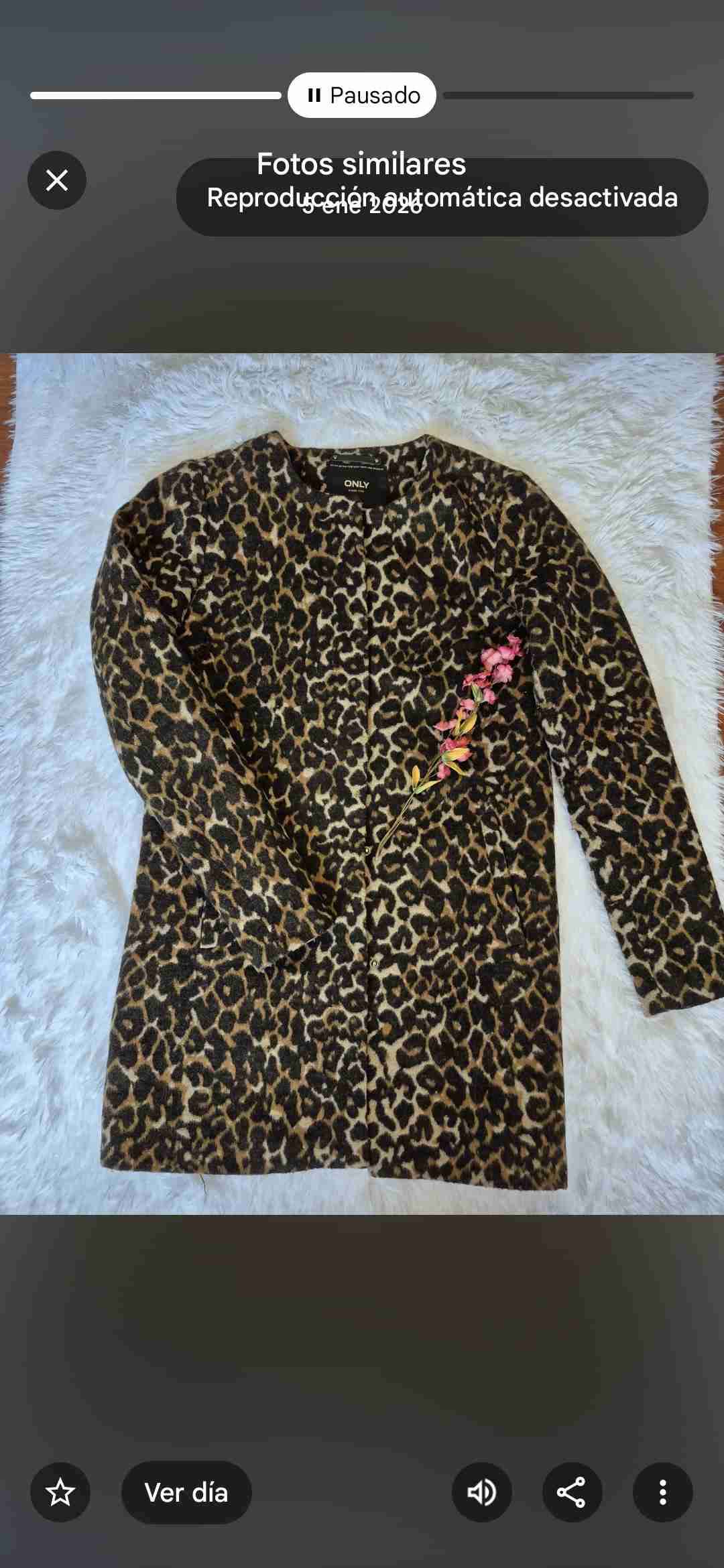 Abrigo leopardo Only