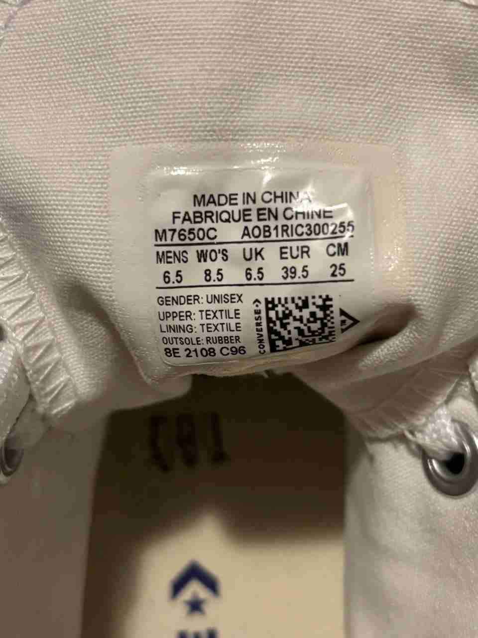 Zapatillas Converse All Star blancas - miniatura 6