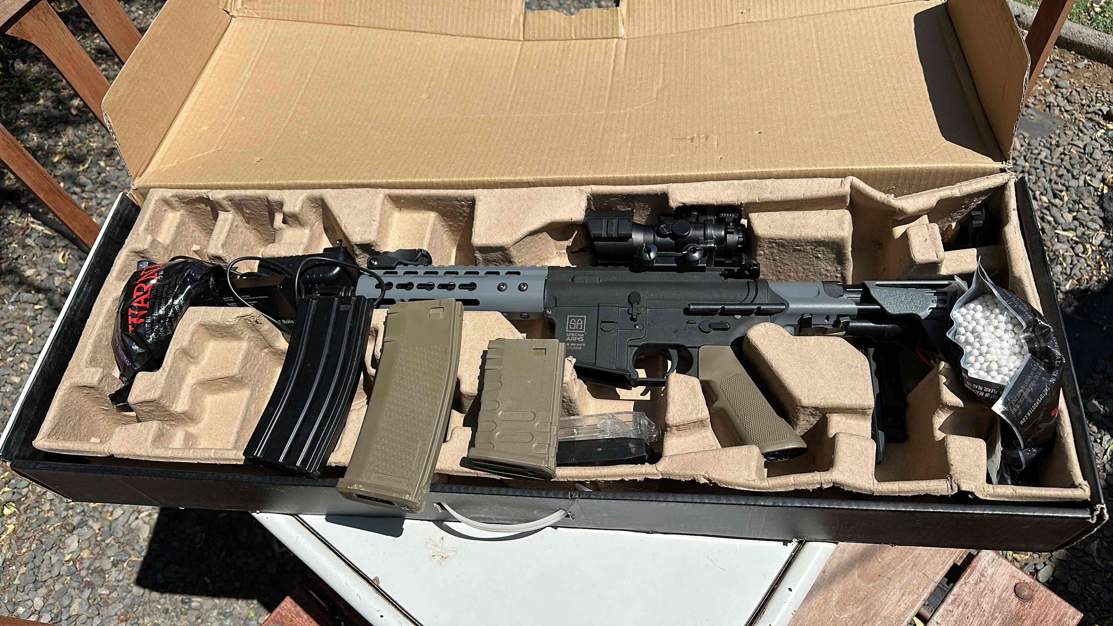 Réplica de rifle de airsoft - miniatura 1