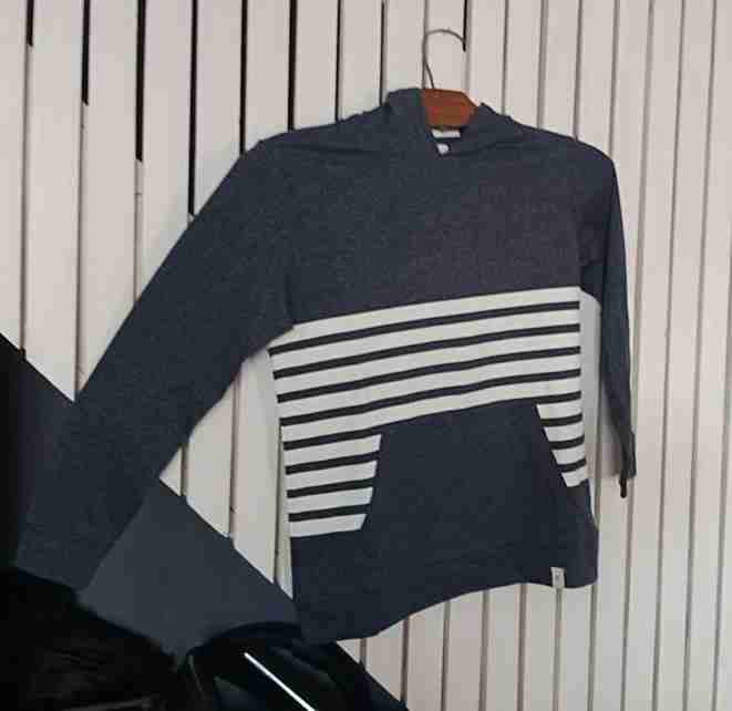 Polerón rayado azul talla 10 - miniatura 3