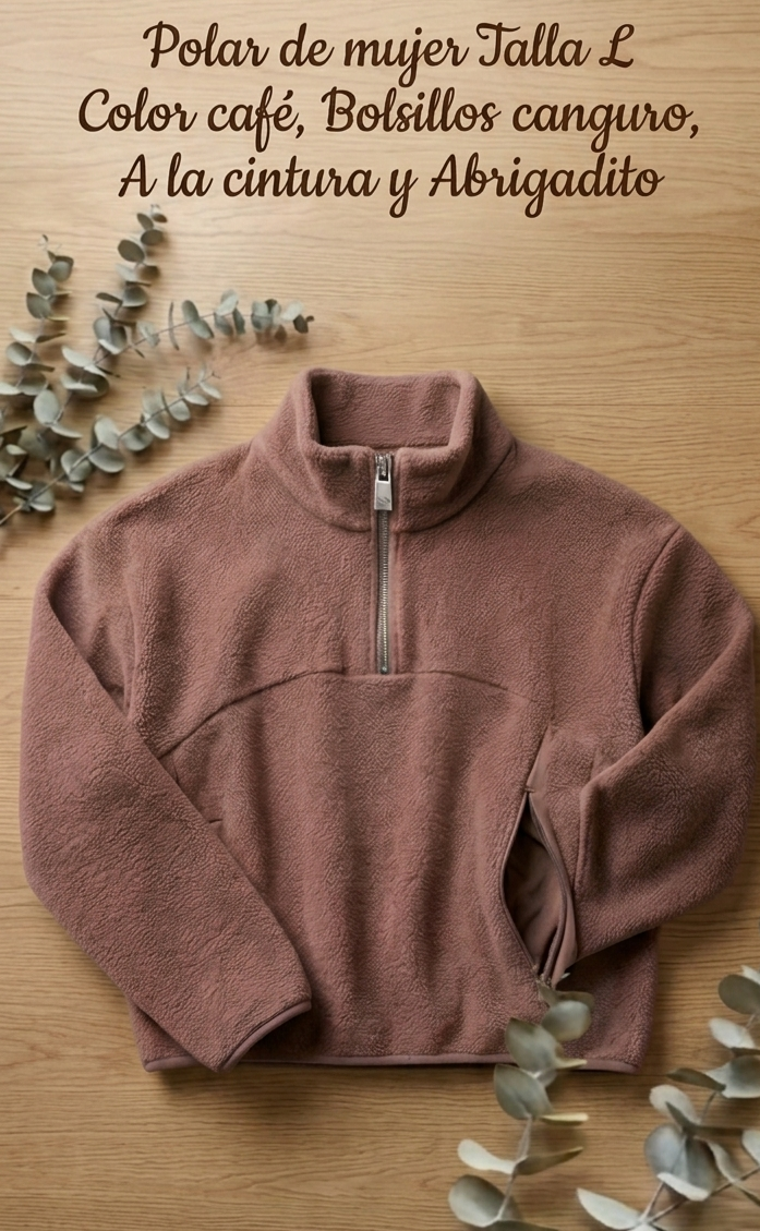 Polar de mujer color café