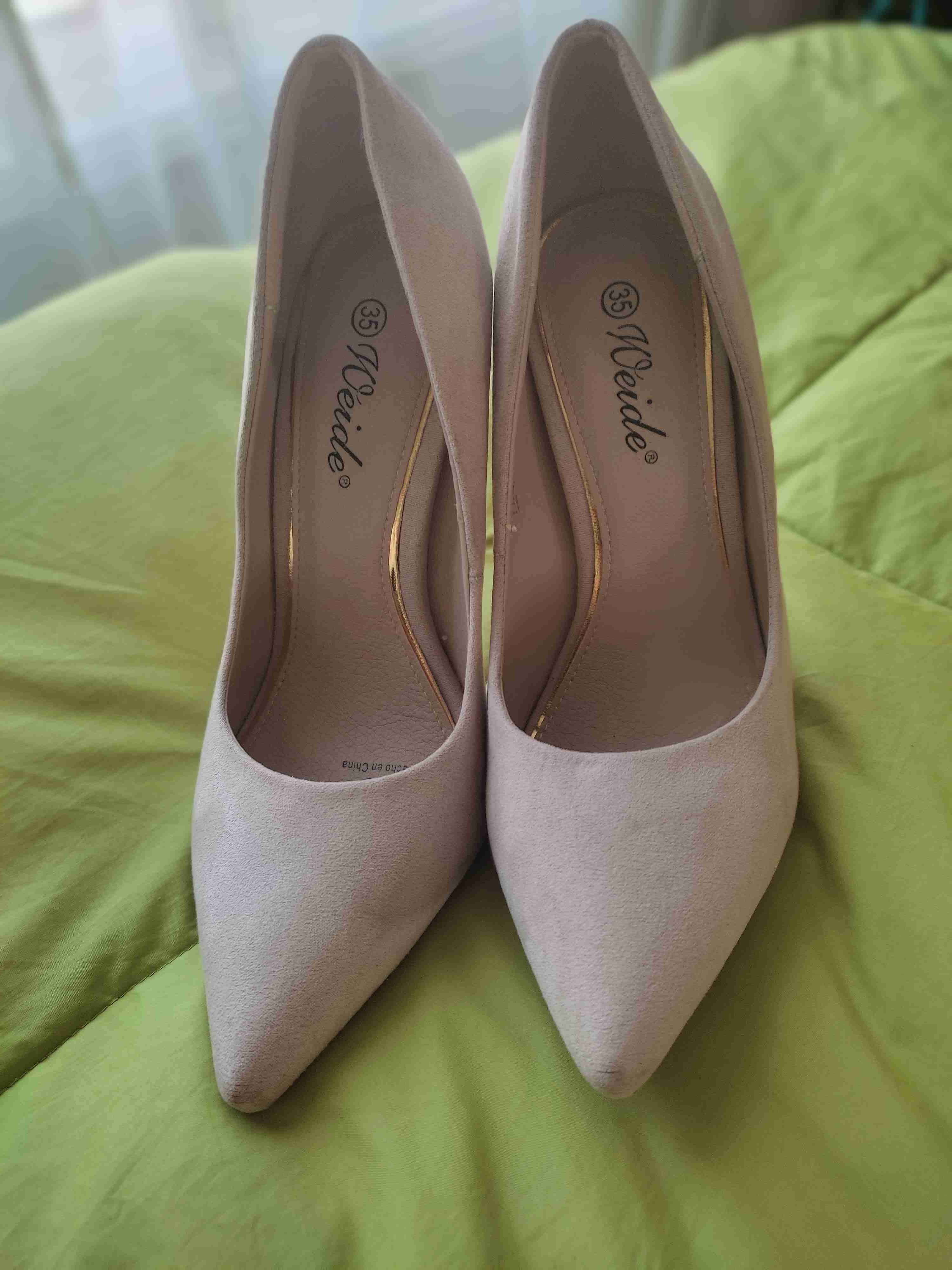 Zapatos de taco alto rosados - miniatura 1