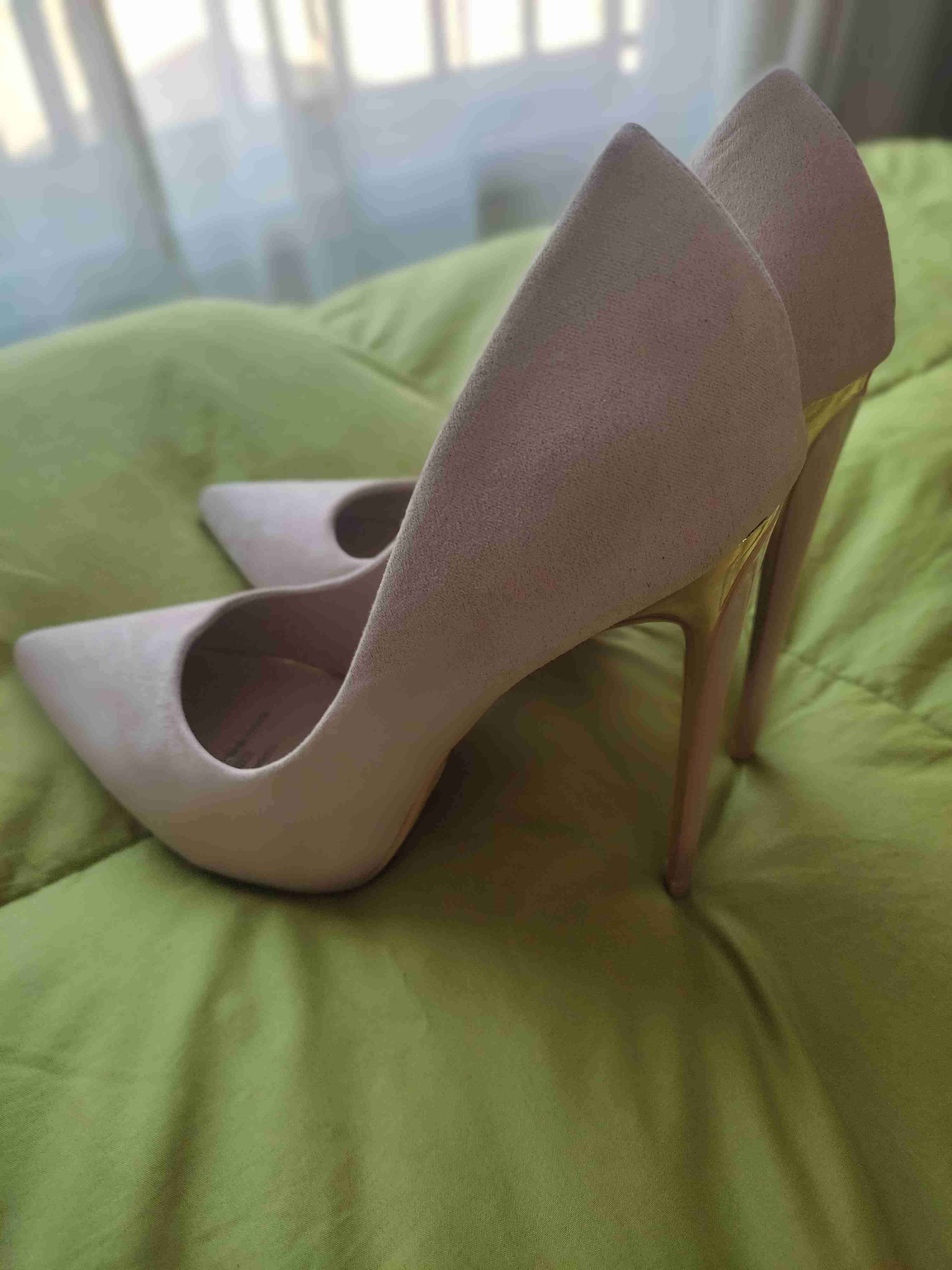 Zapatos de taco alto rosados - miniatura 2