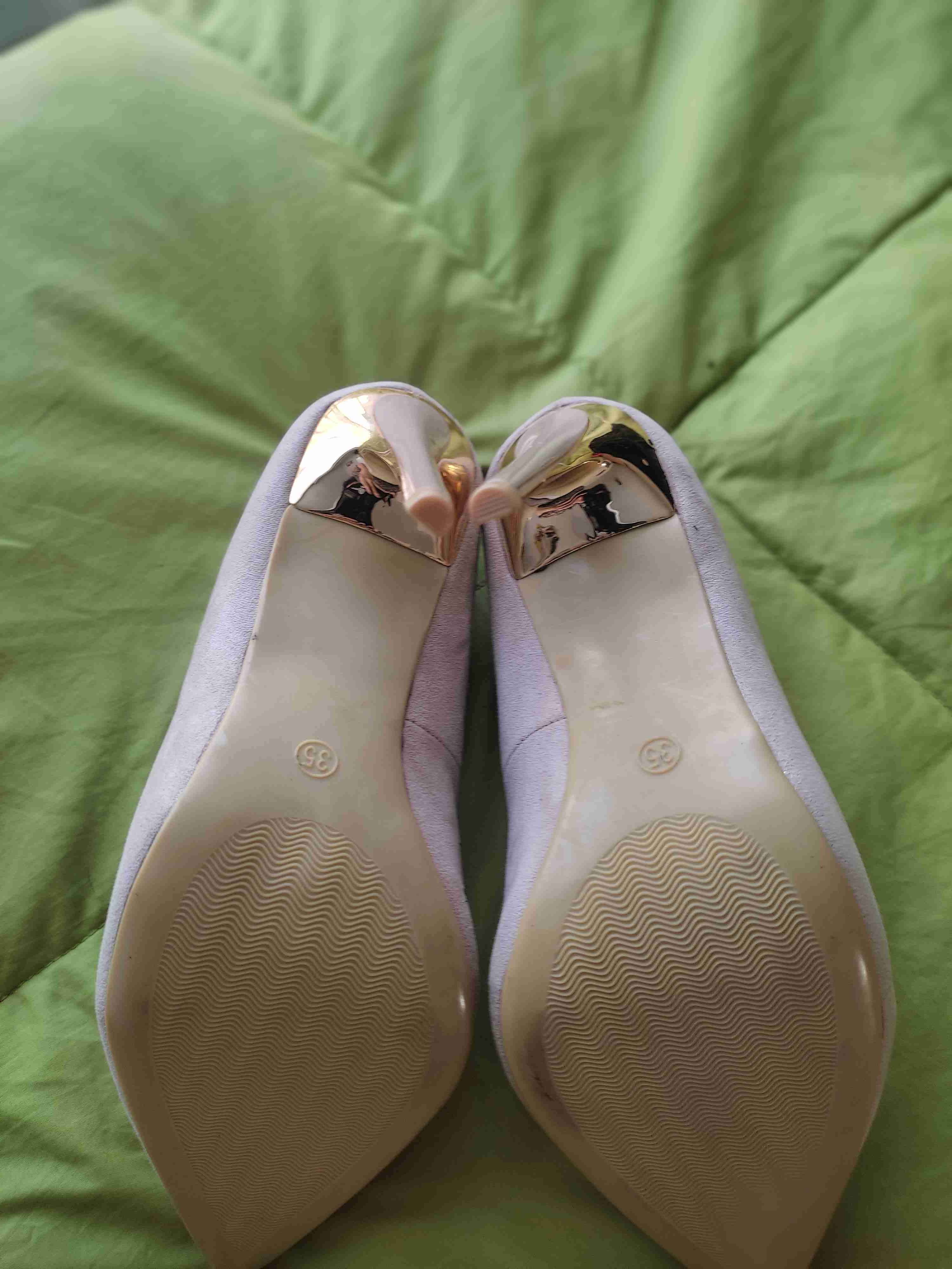 Zapatos de taco alto rosados - miniatura 3