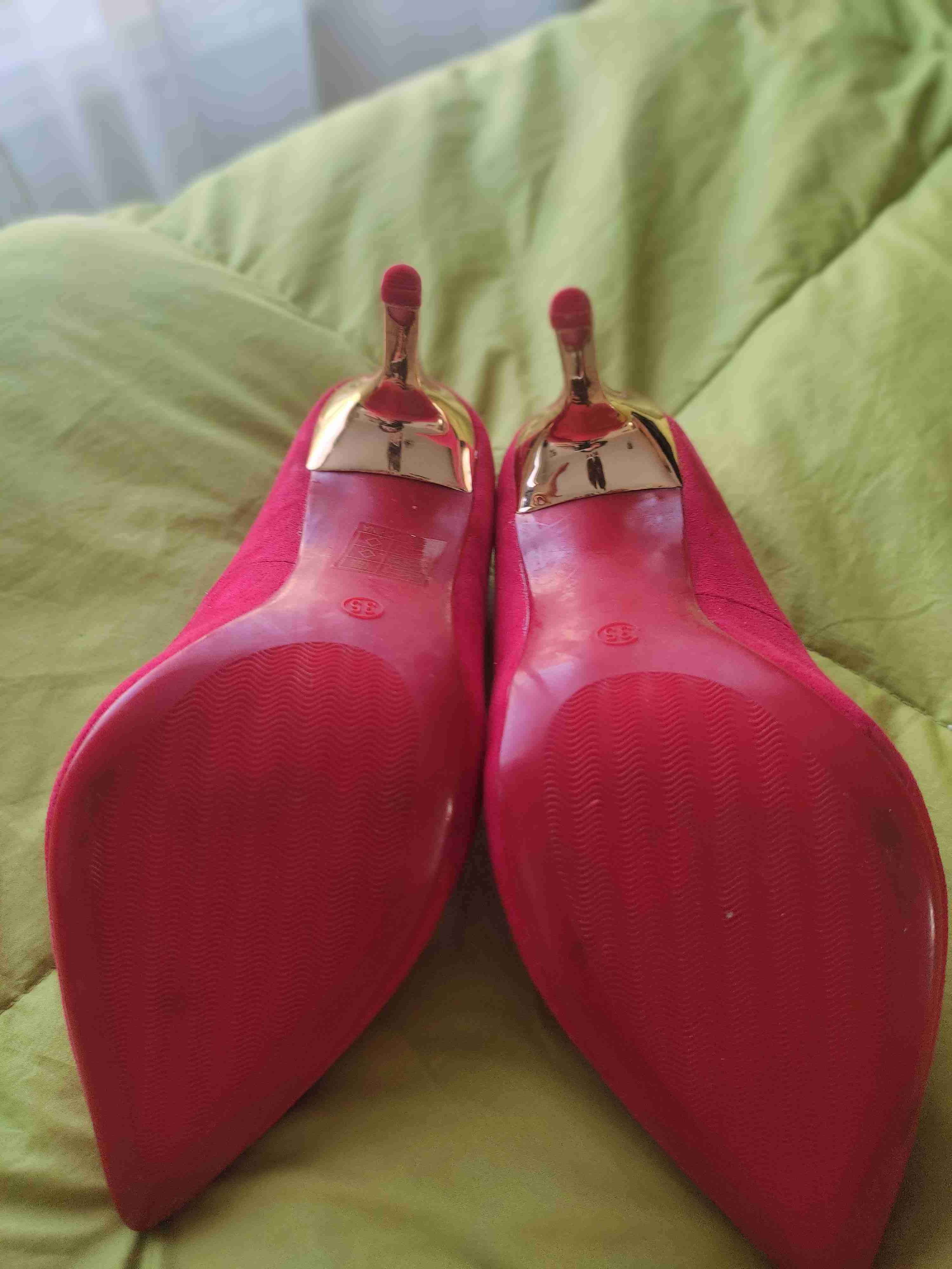 Zapatos de taco alto rosados - miniatura 5