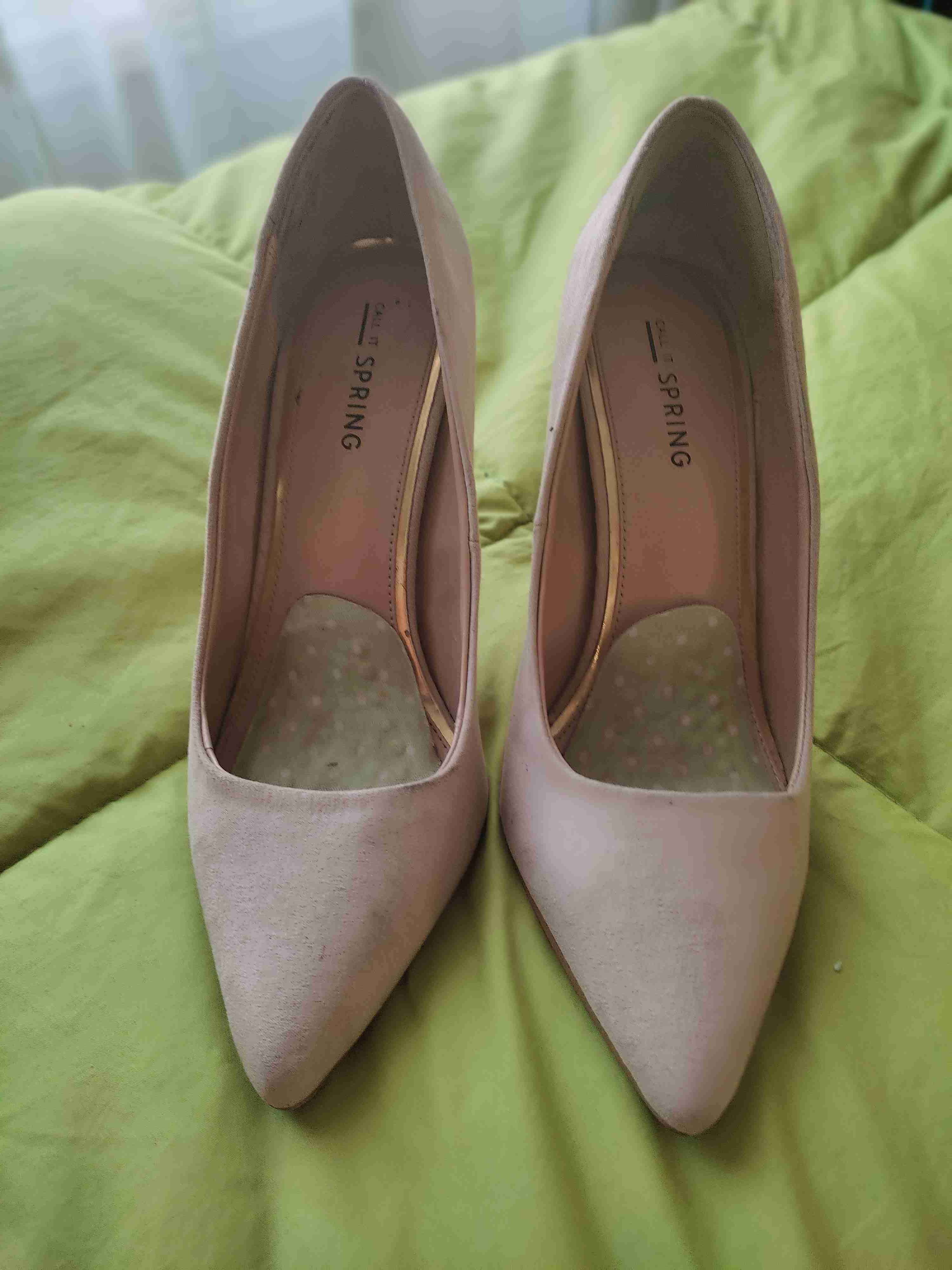 Zapatos de taco alto rosados - miniatura 6