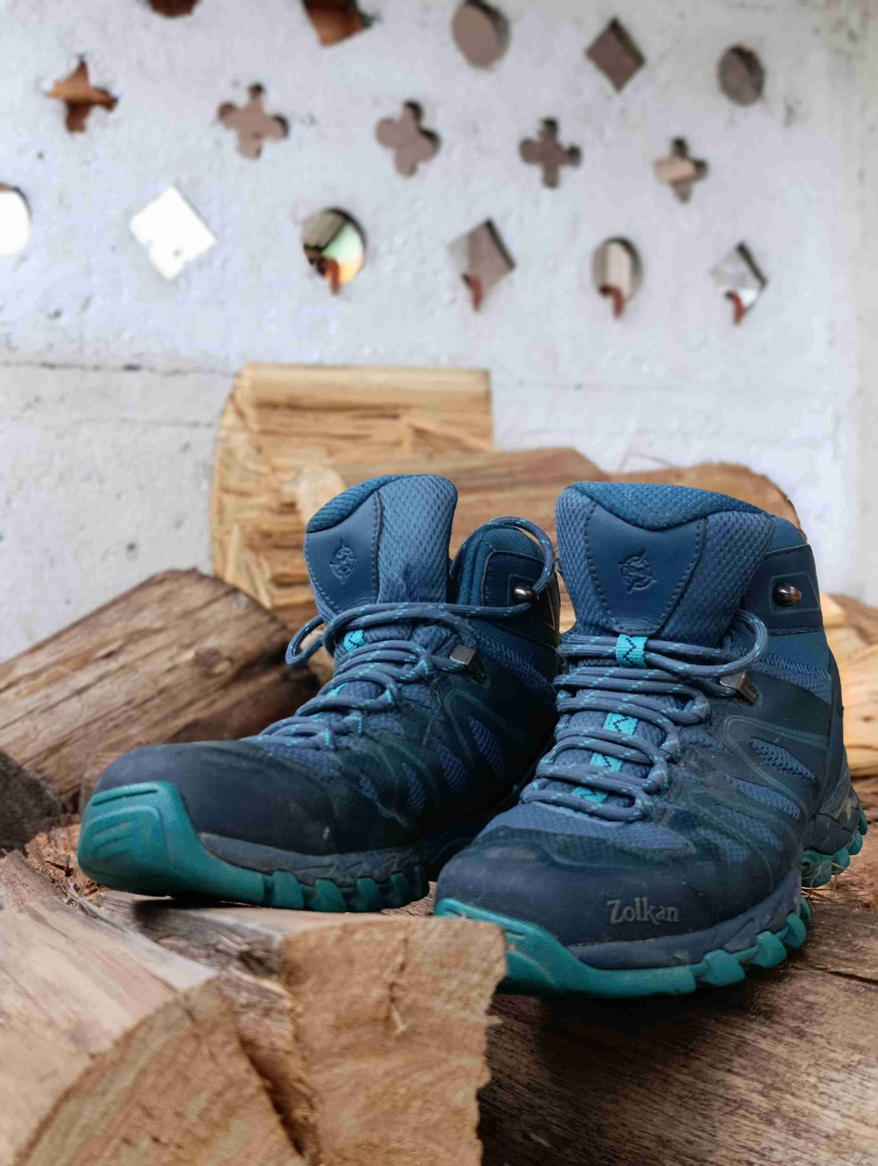 Zapatillas de montaña azul