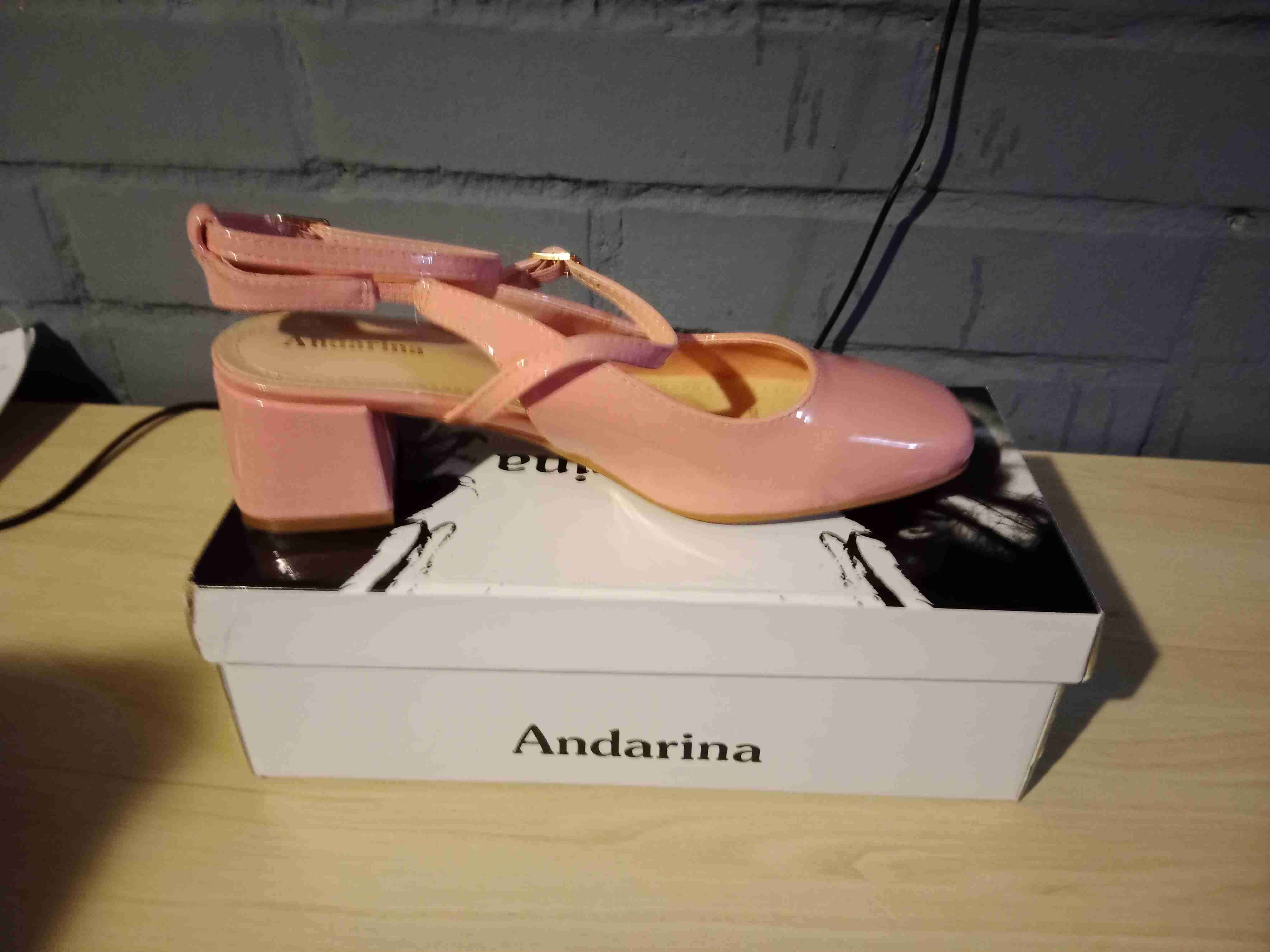 Zapatos de taco alto rosados - miniatura 4