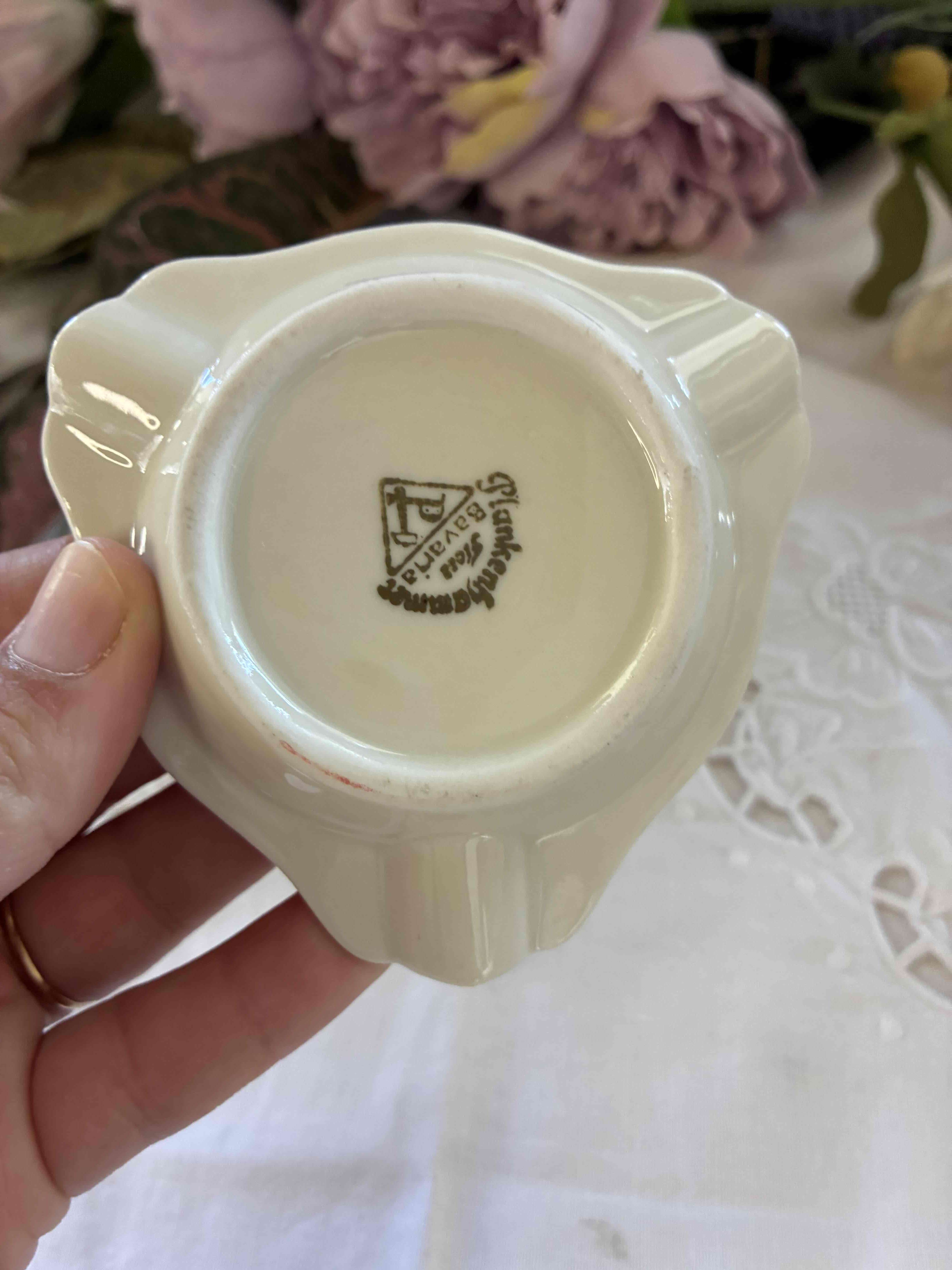 Cenicero de porcelana Bavaria - miniatura 3