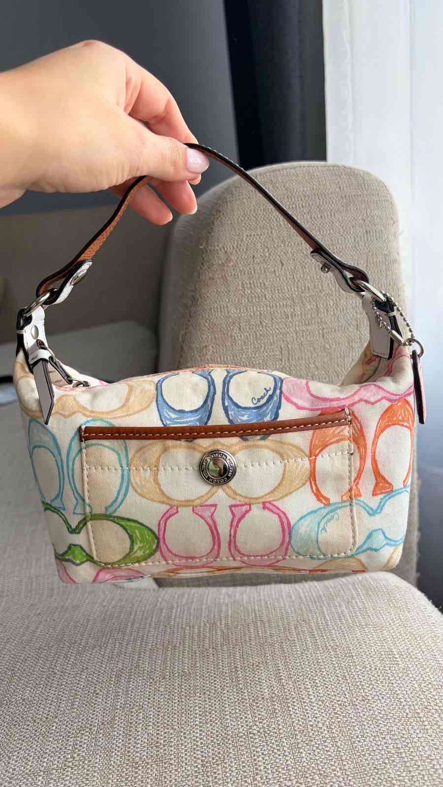 Cartera Coach multicolor - miniatura 1