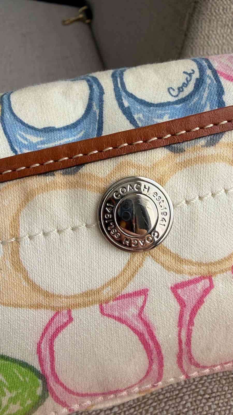 Cartera Coach multicolor - miniatura 2