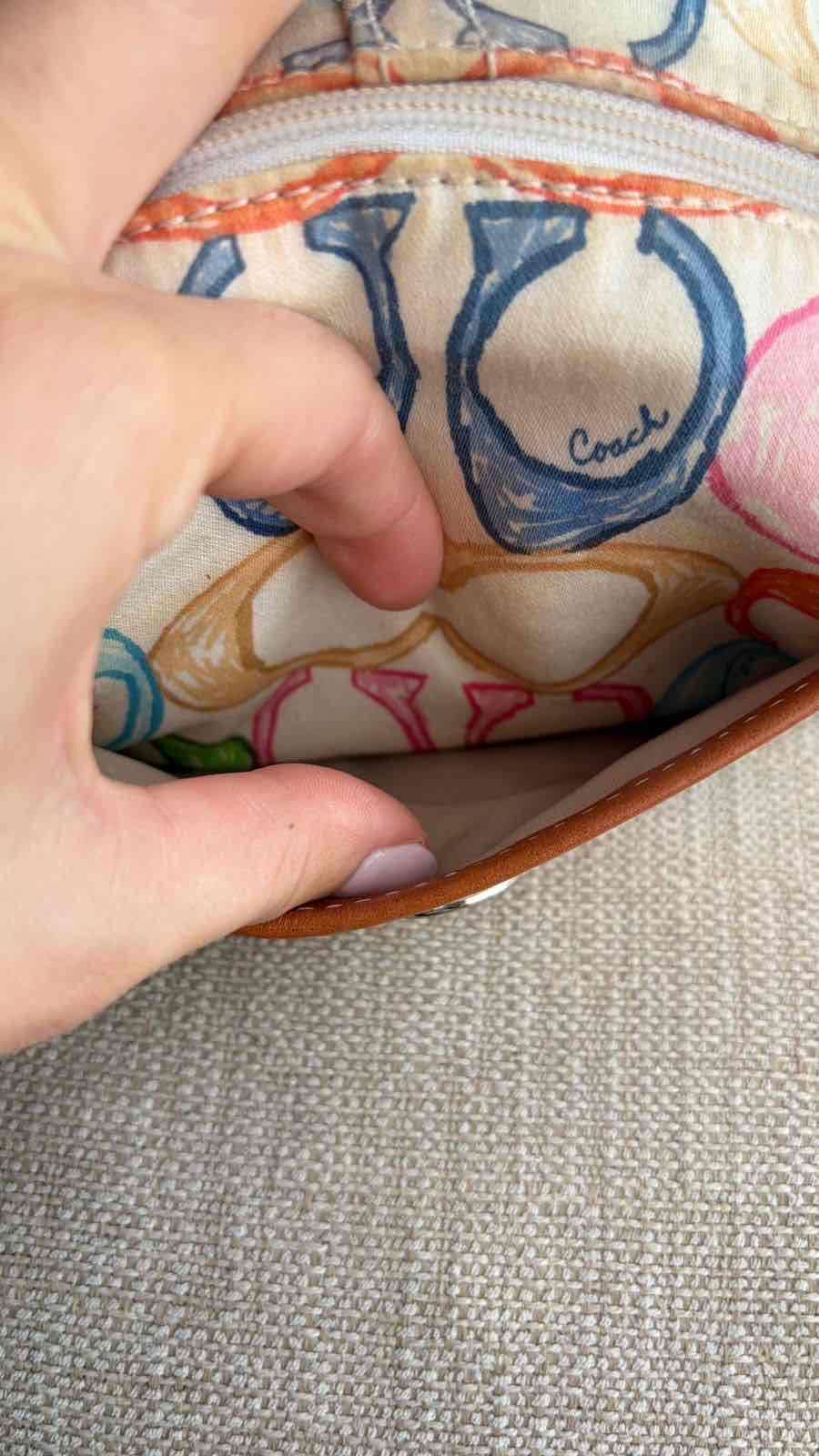 Cartera Coach multicolor - miniatura 5