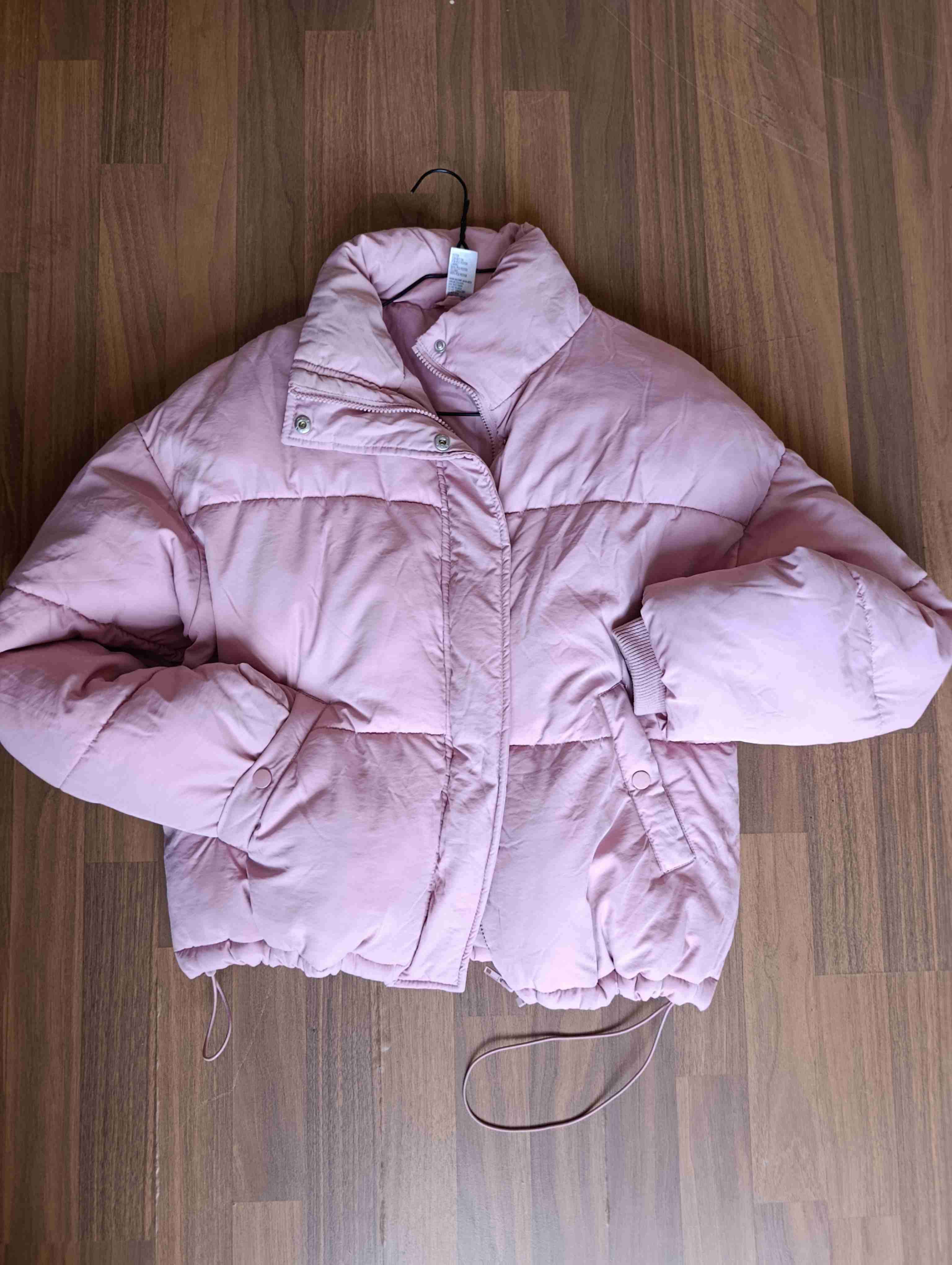 Chaqueta acolchada rosada