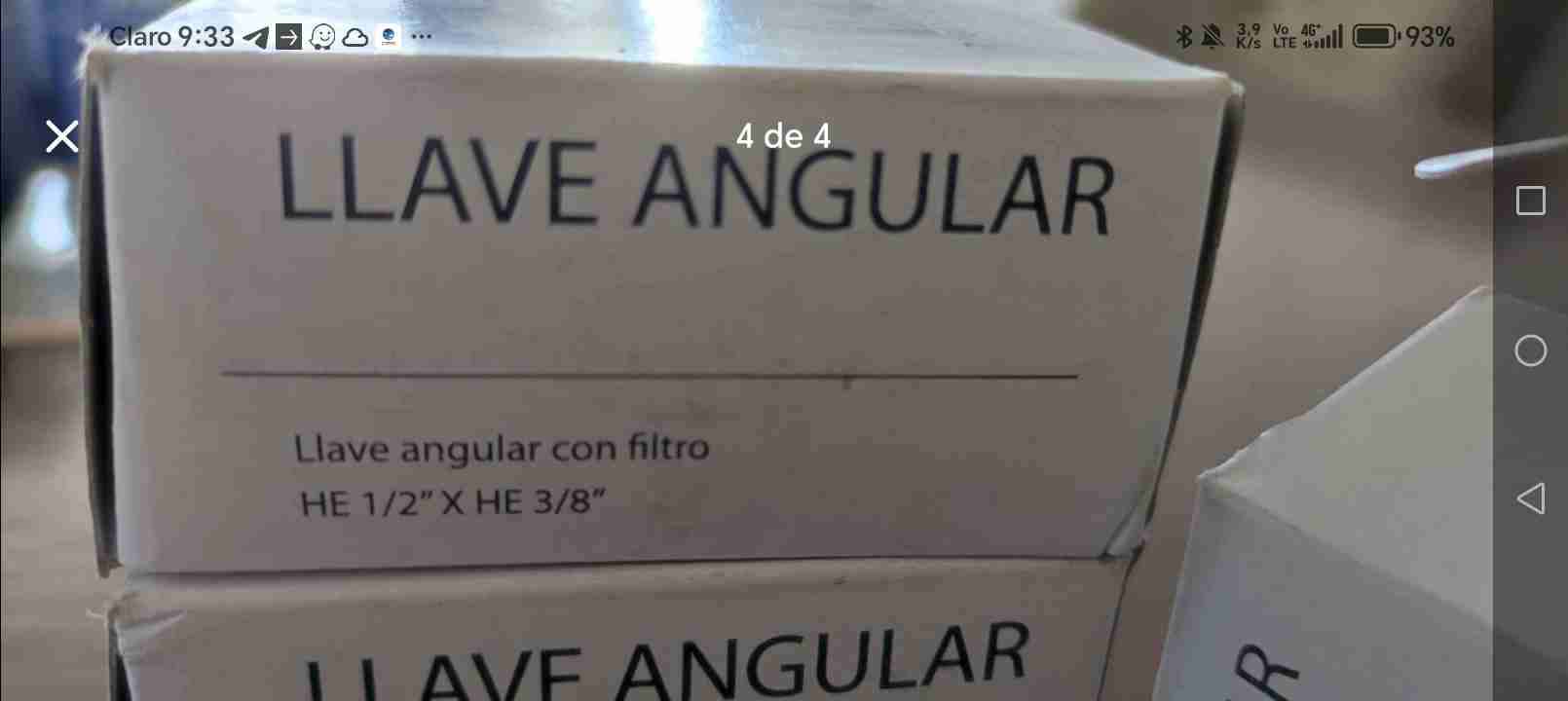 Llave angular con filtro - miniatura 1