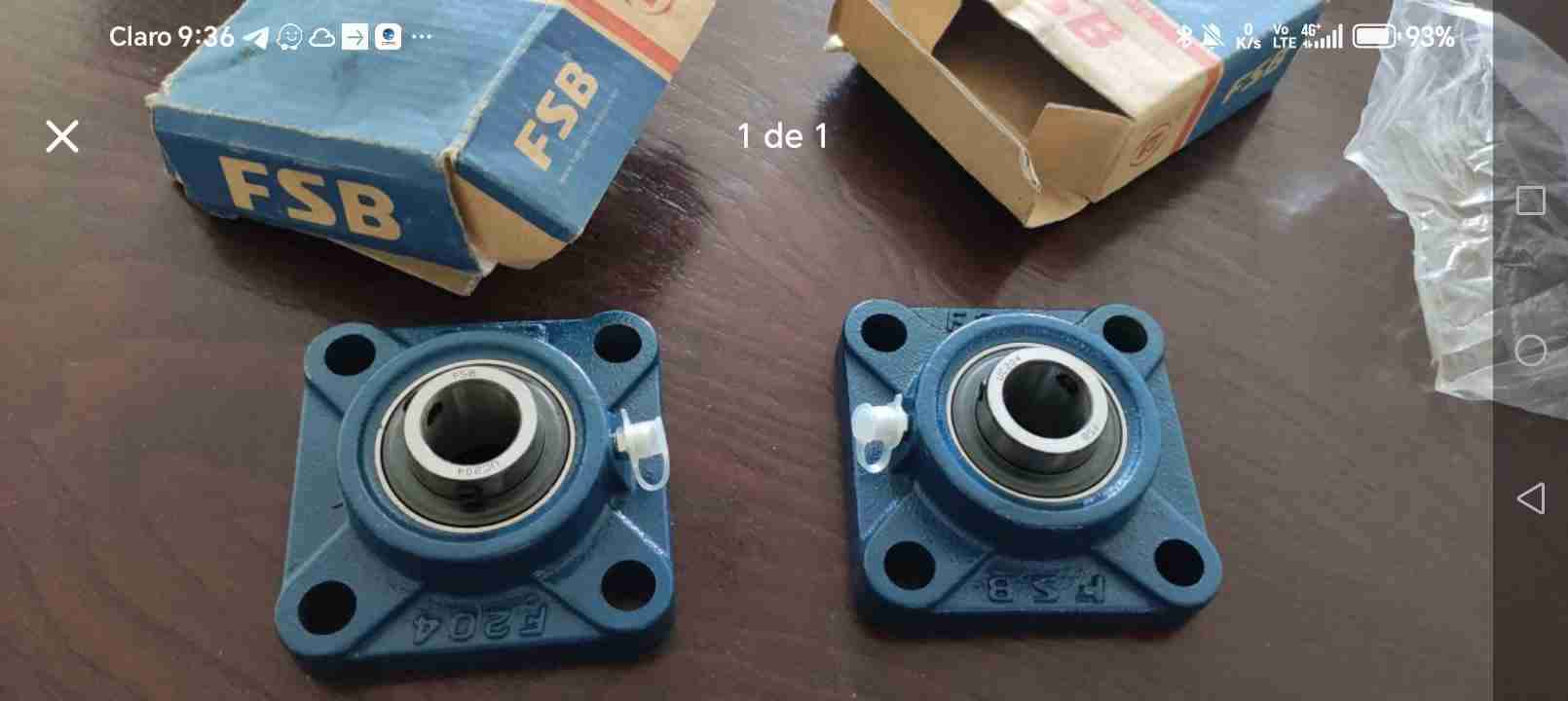 Rodamientos FSB P204 nuevos