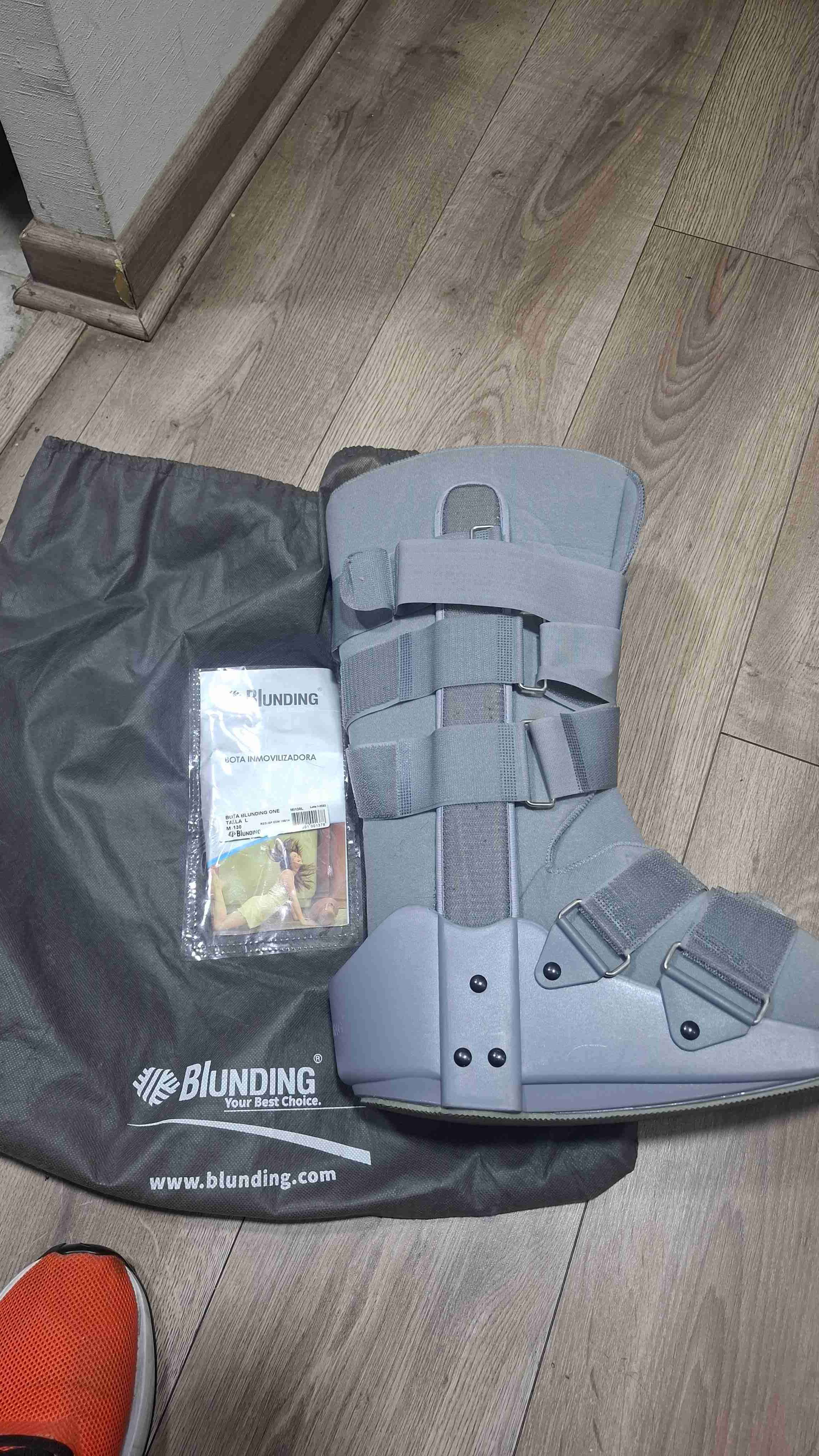 Bota ortopédica gris talla L - miniatura 2