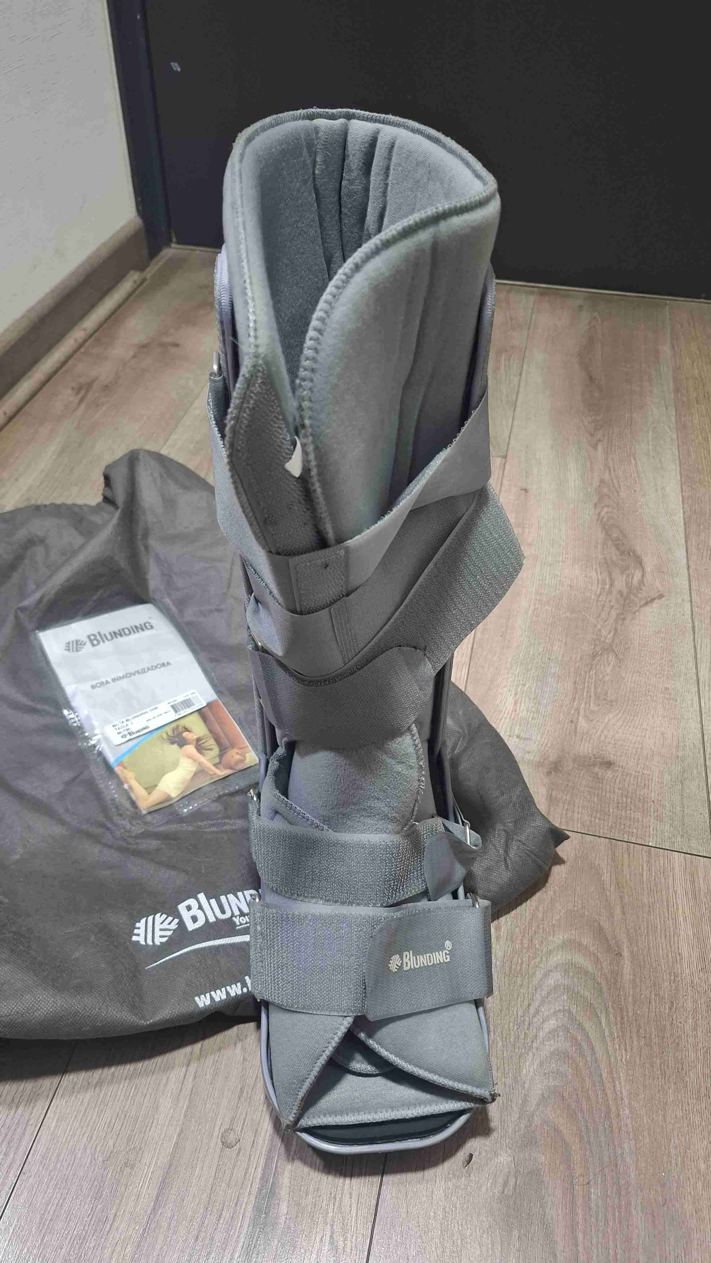 Bota ortopédica gris talla L - miniatura 3