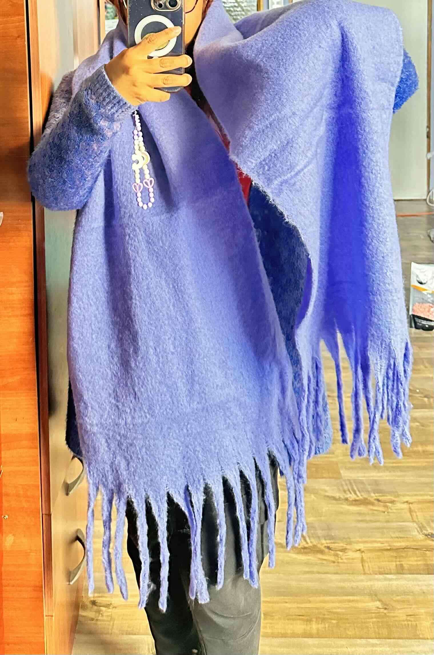 Maxifufanda con flecos - miniatura 1