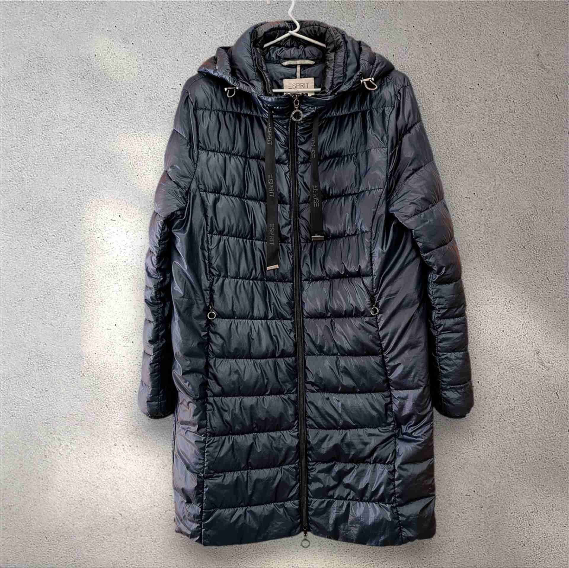 Chaqueta larga acolchada azul - miniatura 2