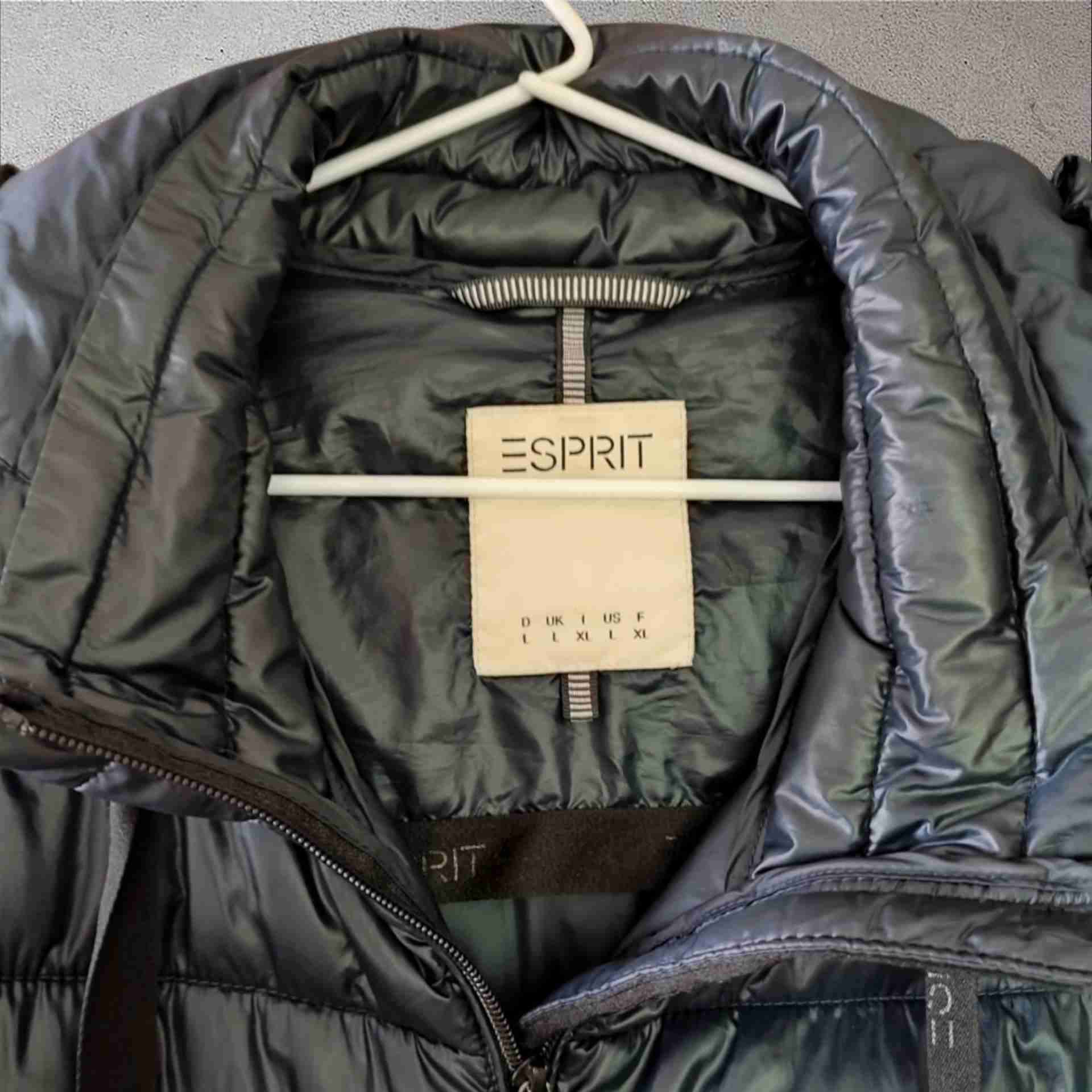 Chaqueta larga acolchada azul - miniatura 4