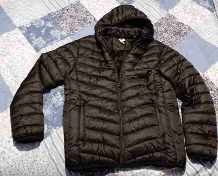 chaqueta de hombre negro con forro de felpa - miniatura 2