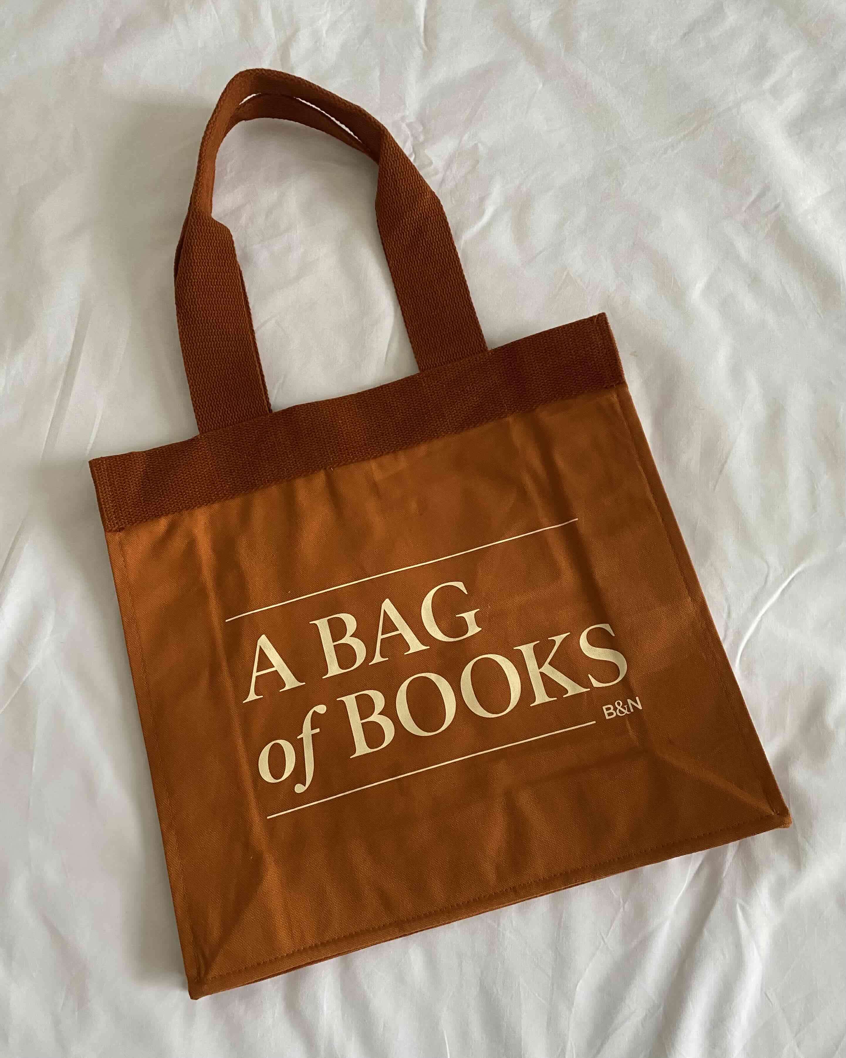 Tote bag 'A Bag of Books' Terracota - miniatura 2