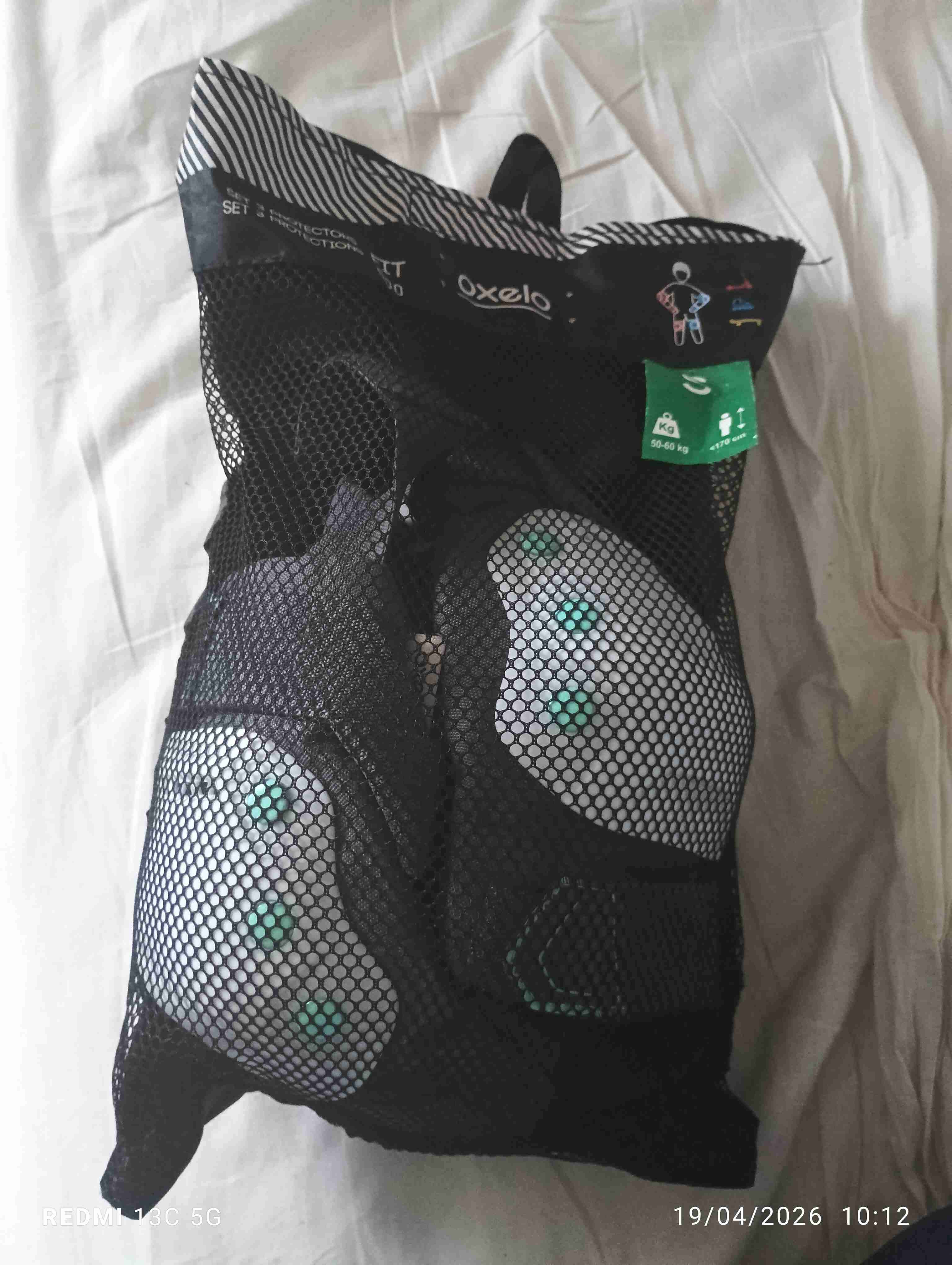 Set de protección Oxelo negro - miniatura 1