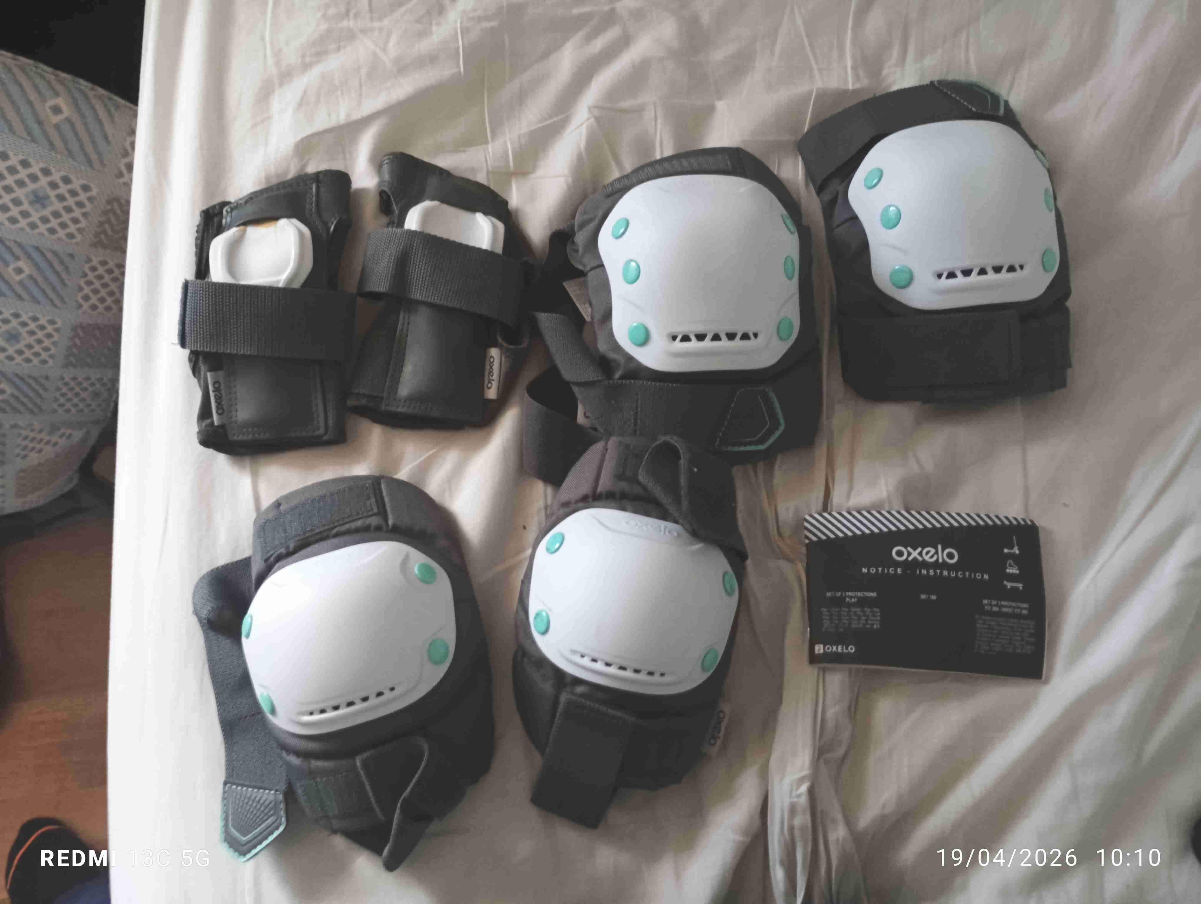 Set de protección Oxelo negro - miniatura 2