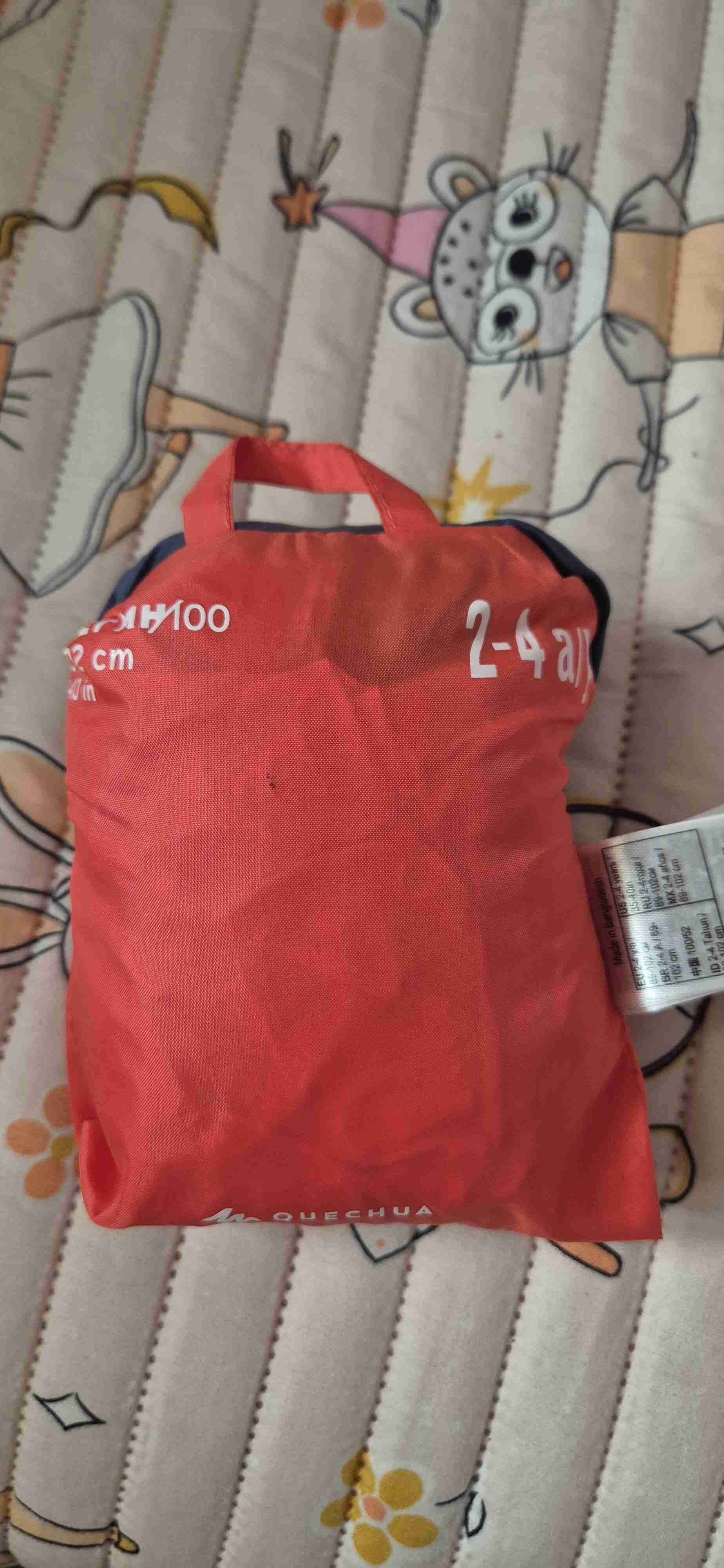 PONCHO IMPERMEABLE DE SENDERISMO NIÑOS MH100 KID - miniatura 4