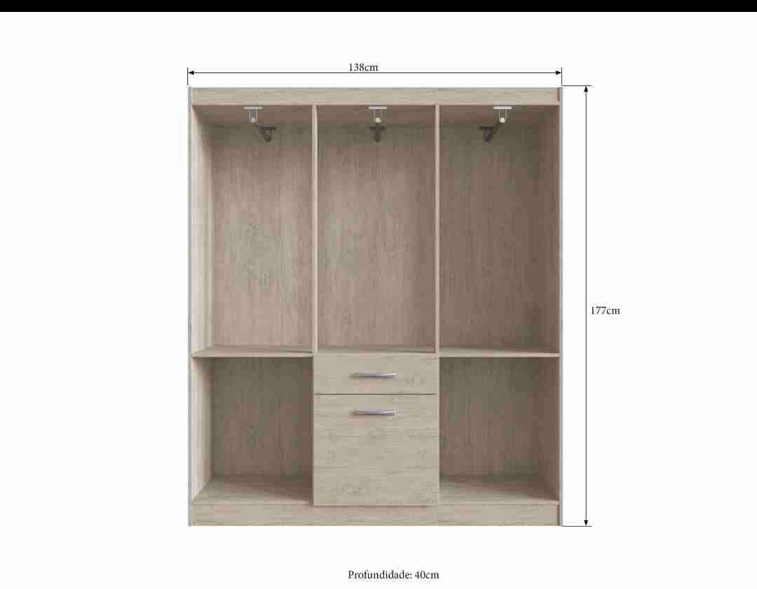 Closet de madera grande - miniatura 1