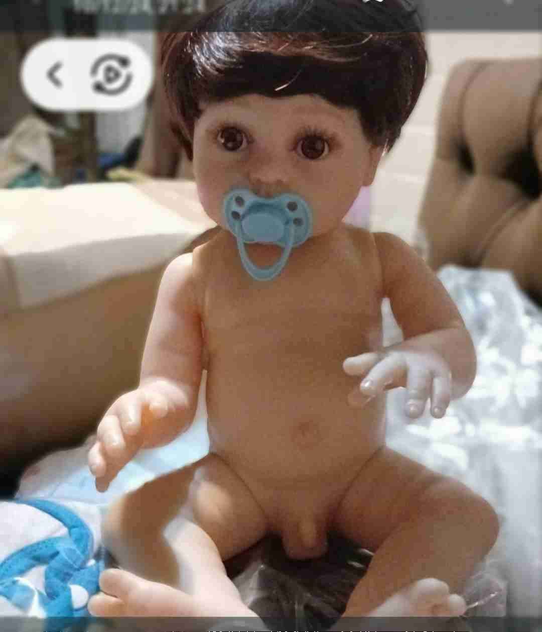 Muñeca bebé interactiva 48 cm - miniatura 2