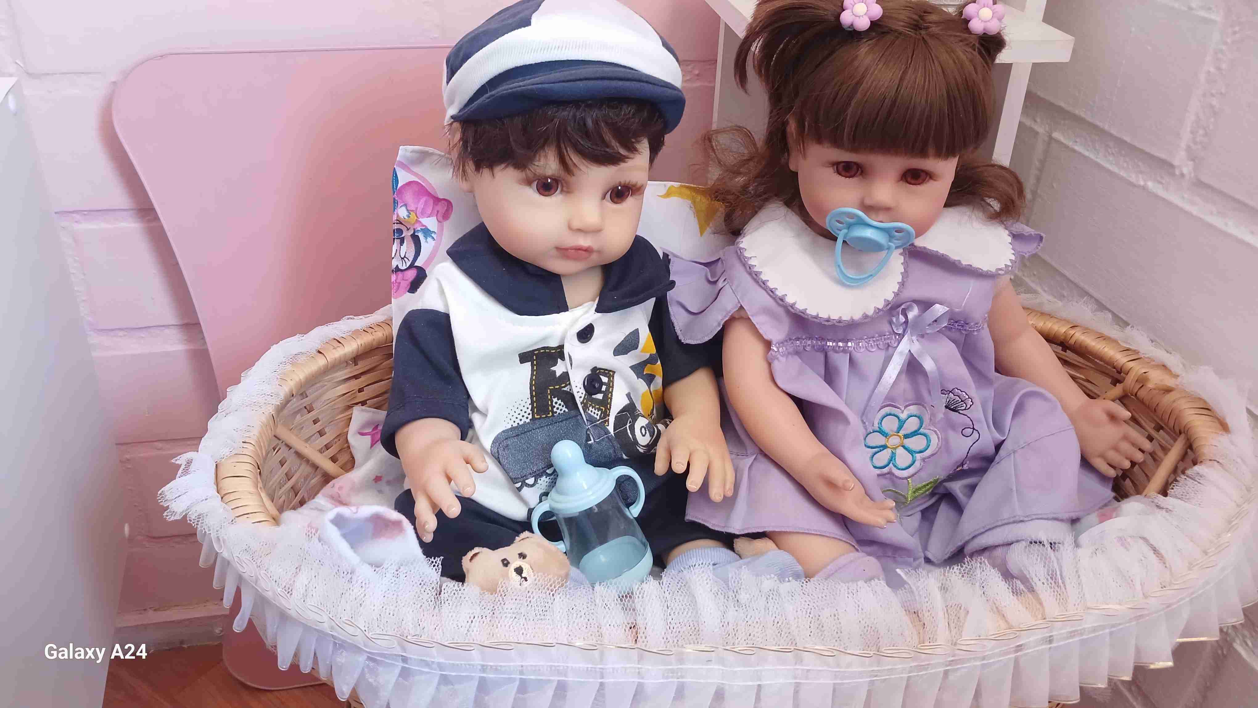 Muñeca bebé interactiva 48 cm - miniatura 3