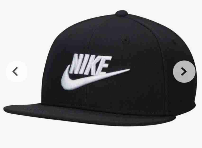 Gorro negro Nike con logo - miniatura 1
