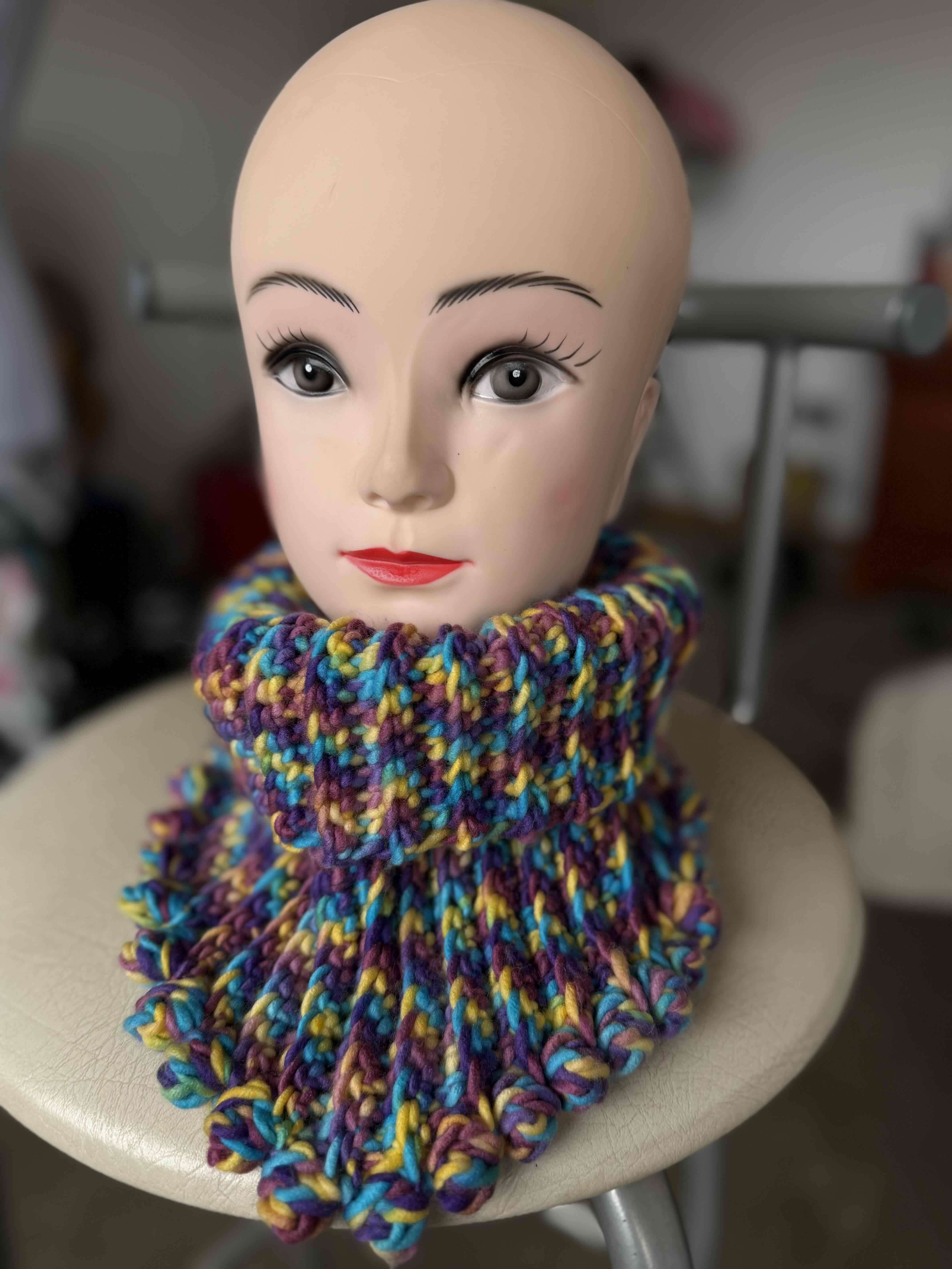 Cuello de lana multicolor - miniatura 1