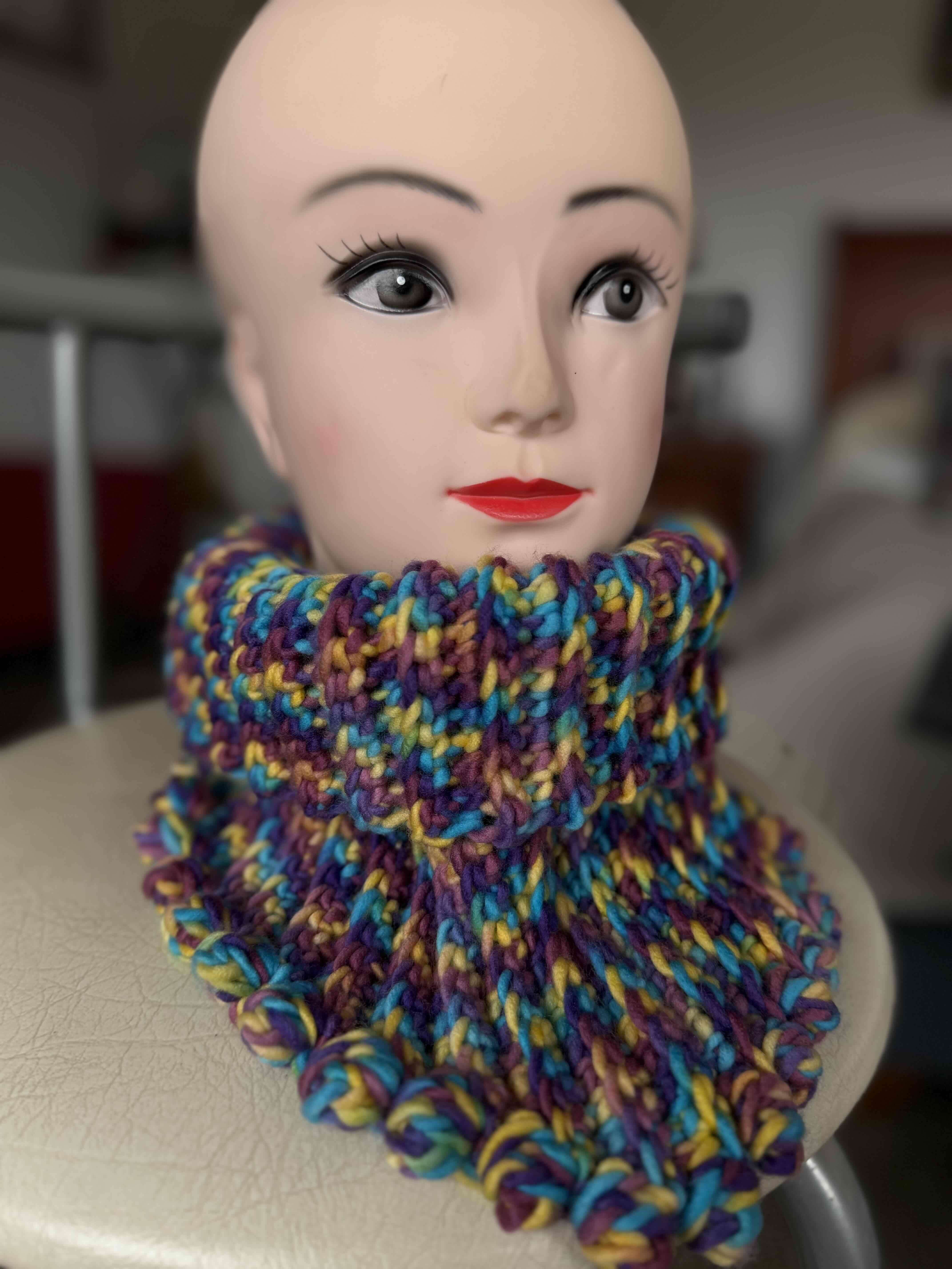 Cuello de lana multicolor - miniatura 2