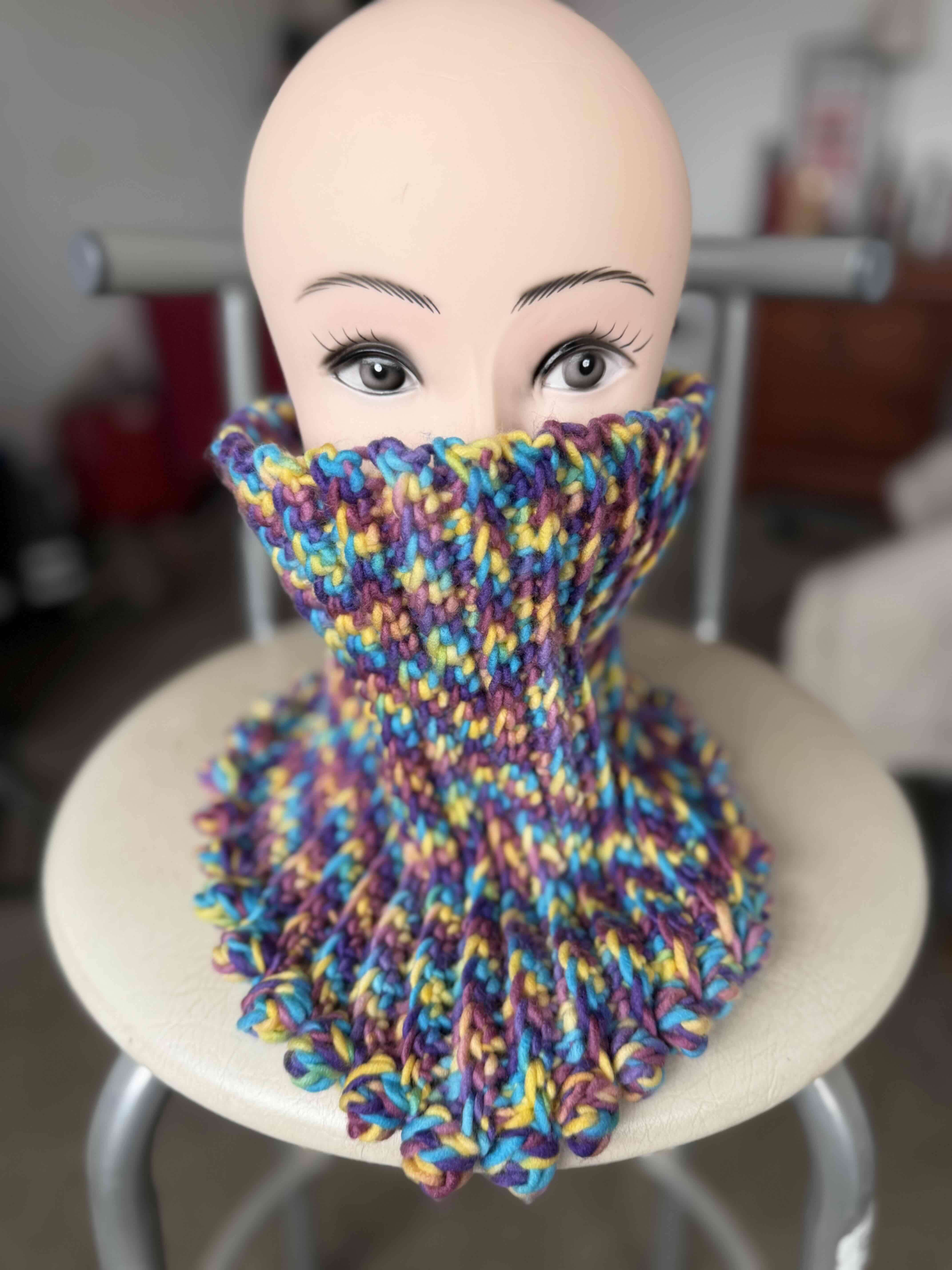 Cuello de lana multicolor - miniatura 4