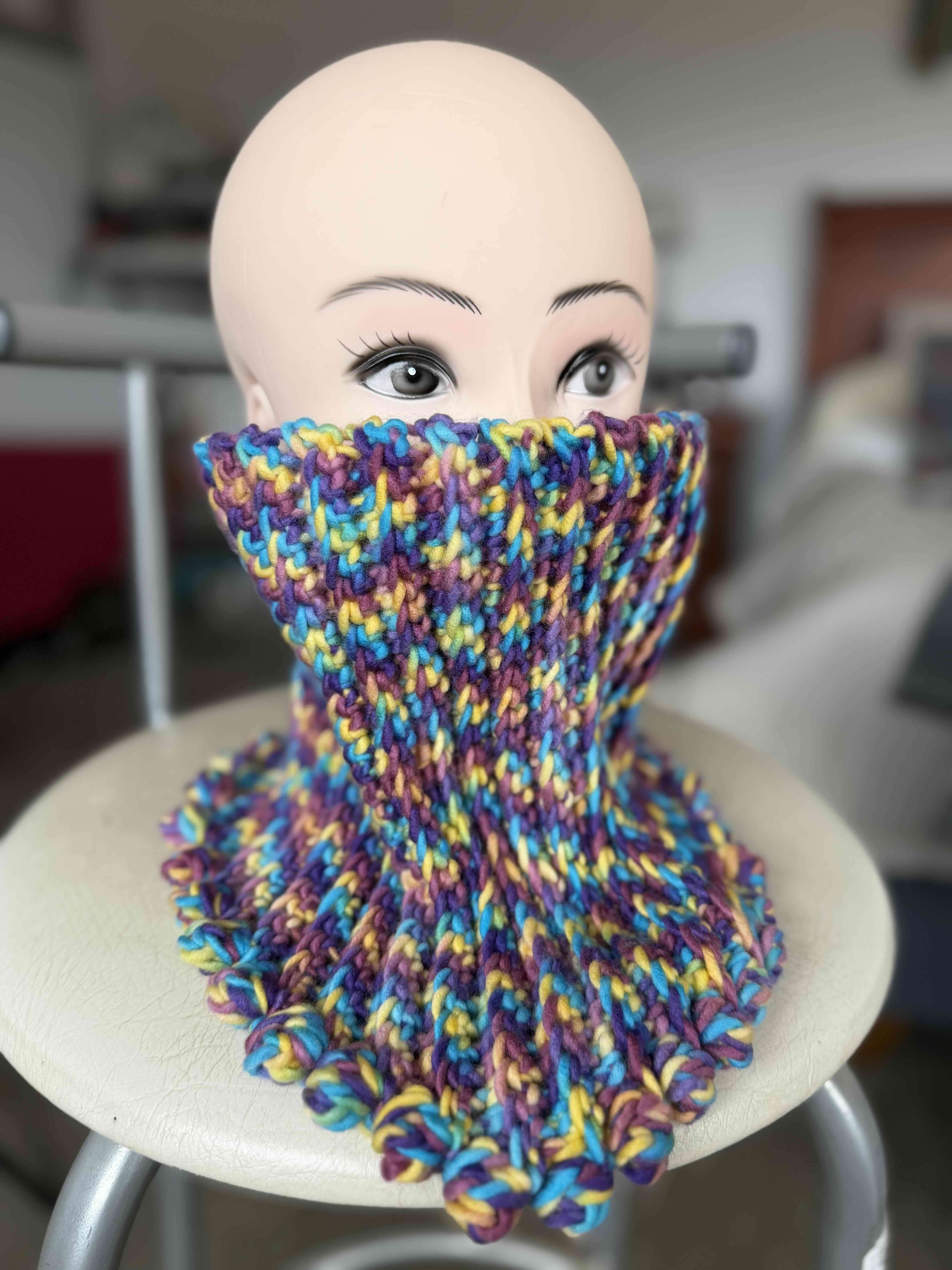 Cuello de lana multicolor - miniatura 5