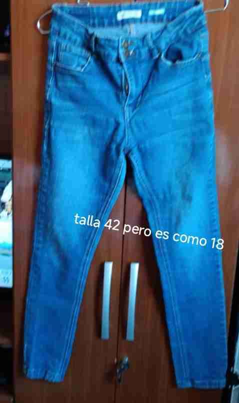 Jeans azules casuales niña - miniatura 2