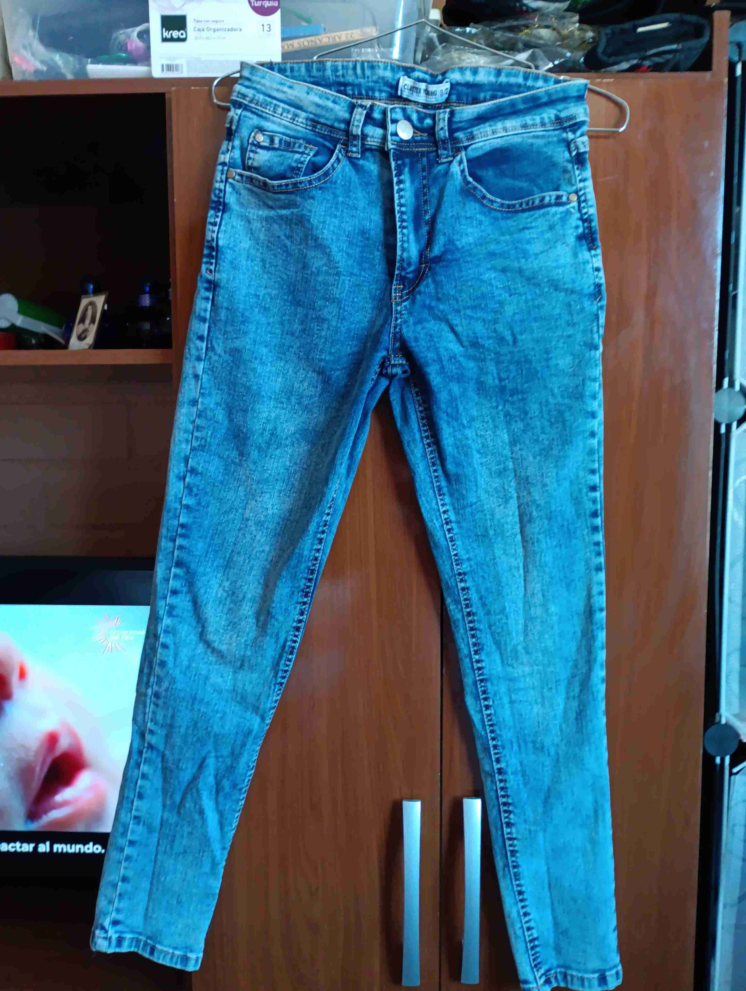 Jeans azules casuales niña - miniatura 5