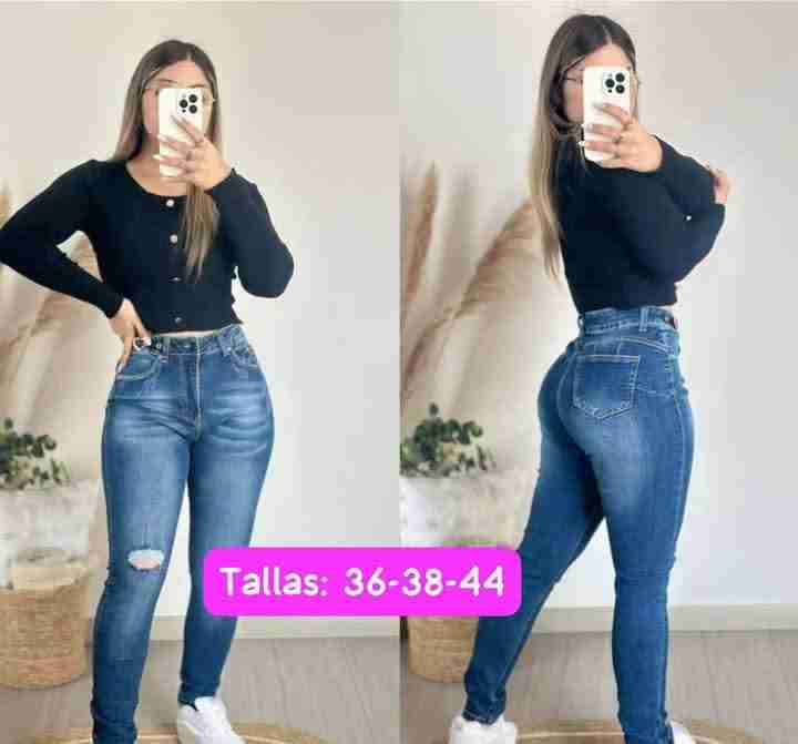 Jeans wide leg, pitillo y flare - miniatura 2