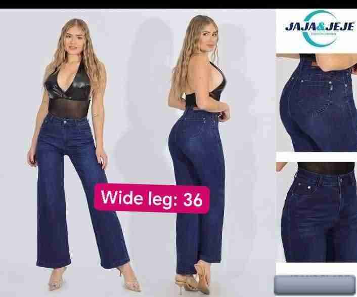 Jeans wide leg, pitillo y flare - miniatura 4