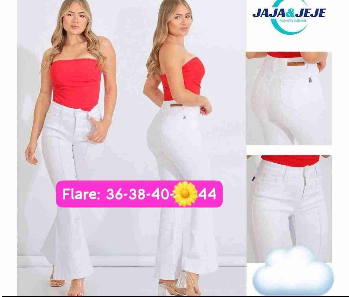 Jeans wide leg, pitillo y flare - miniatura 5