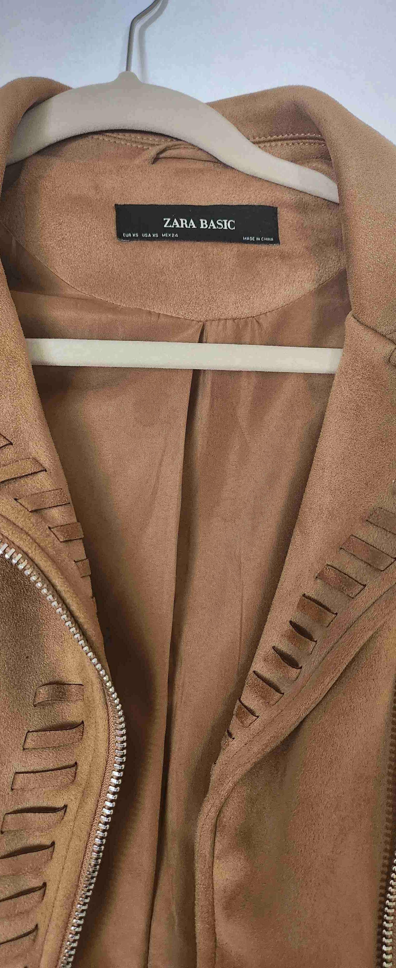 Chaqueta de cuero con flecos Zara - miniatura 4