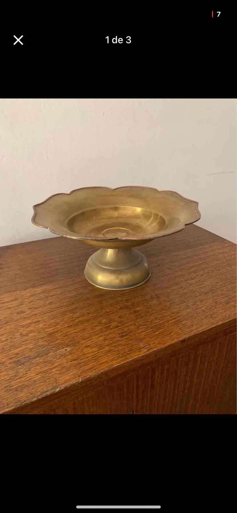 Frutera de plaque vintage