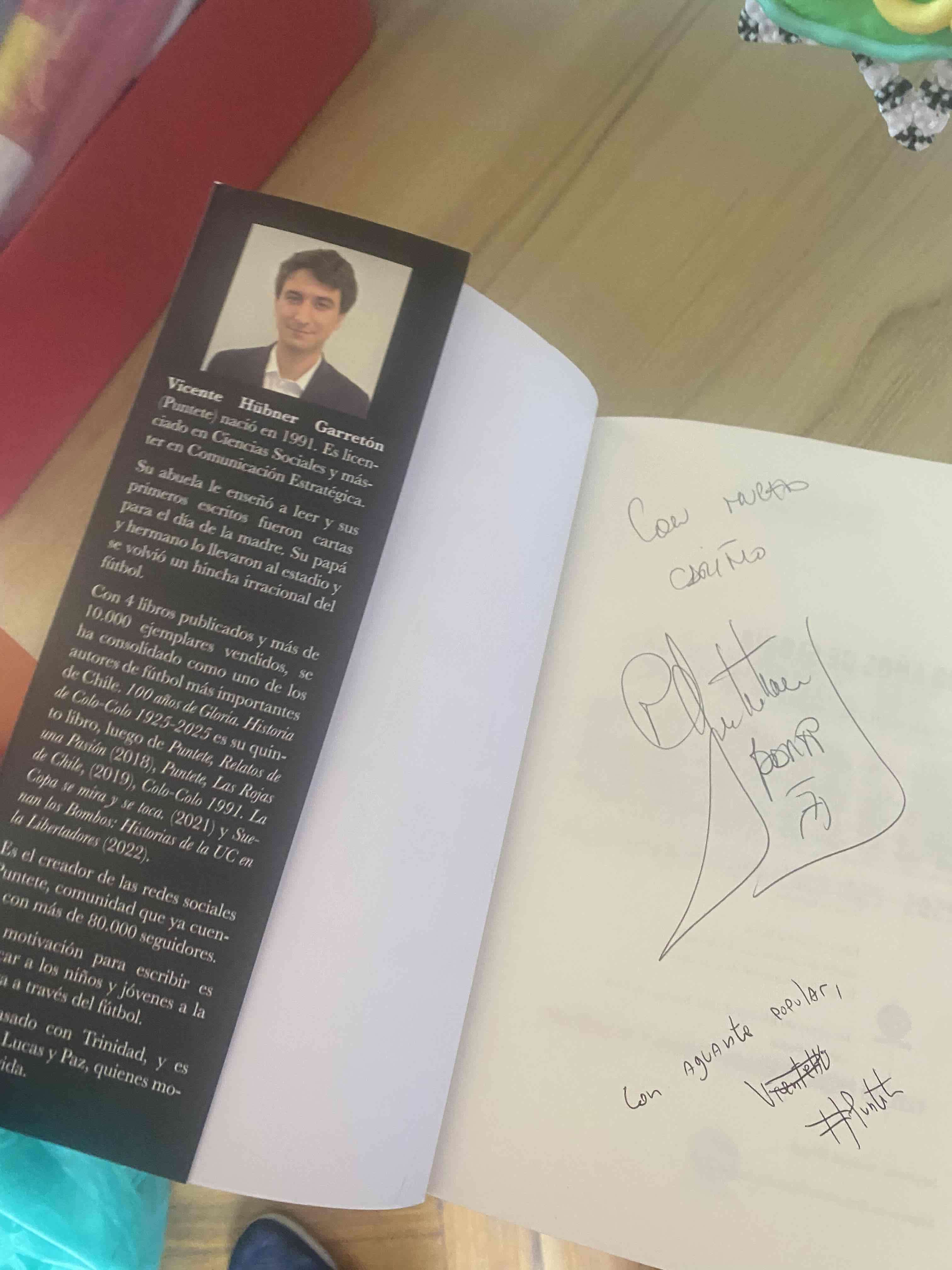 Libro autografiado por autor - miniatura 1