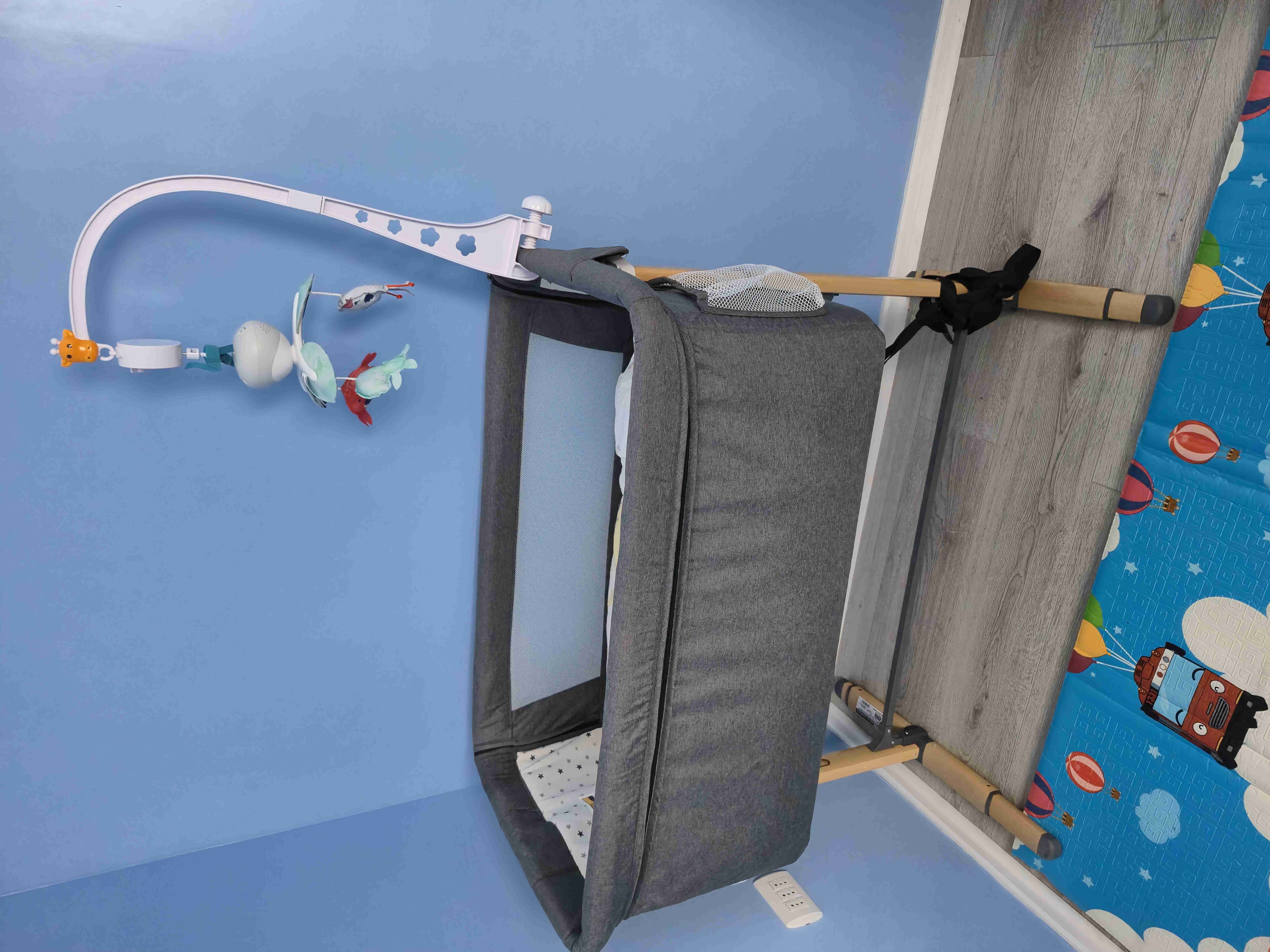 Cuna colecho gris - miniatura 1