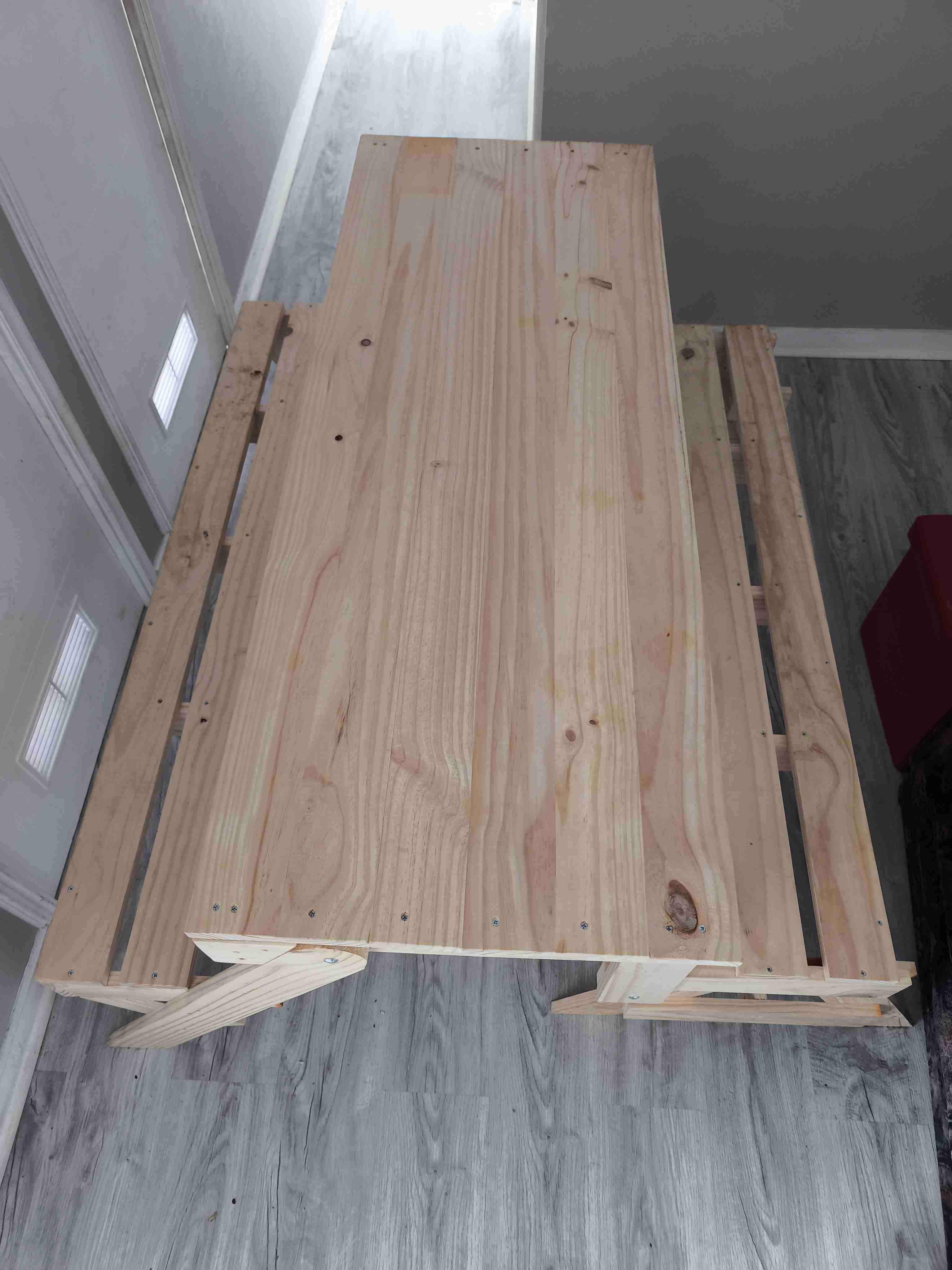 ✨ Mesa–Banca Convertible de Madera ✨ - miniatura 1