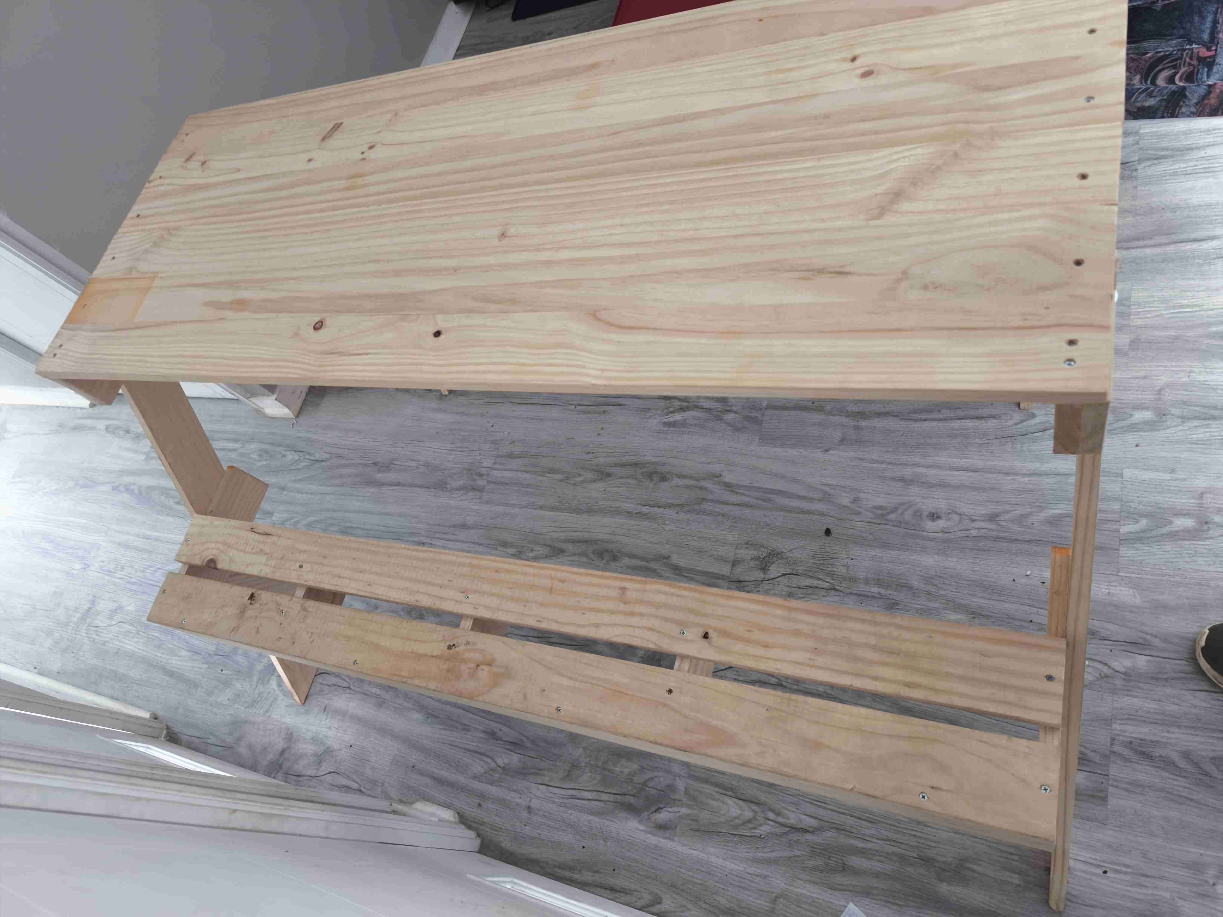 ✨ Mesa–Banca Convertible de Madera ✨ - miniatura 4