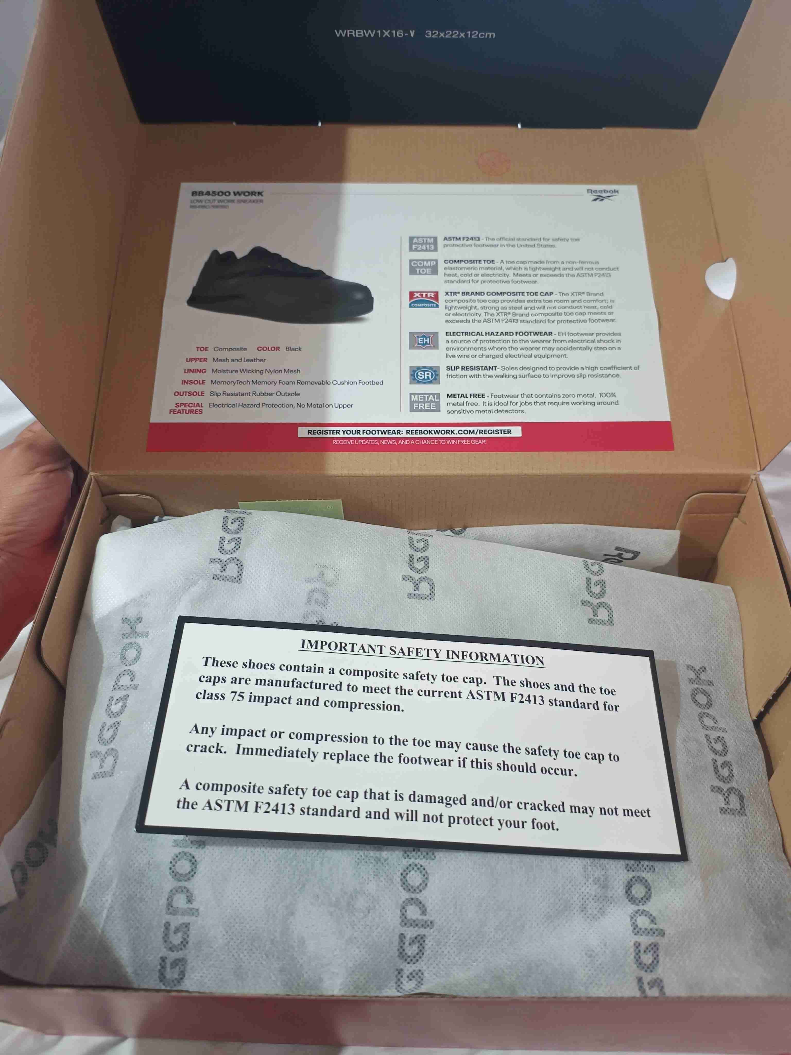 Zapatillas de seguridad Reebok nuevas - miniatura 4